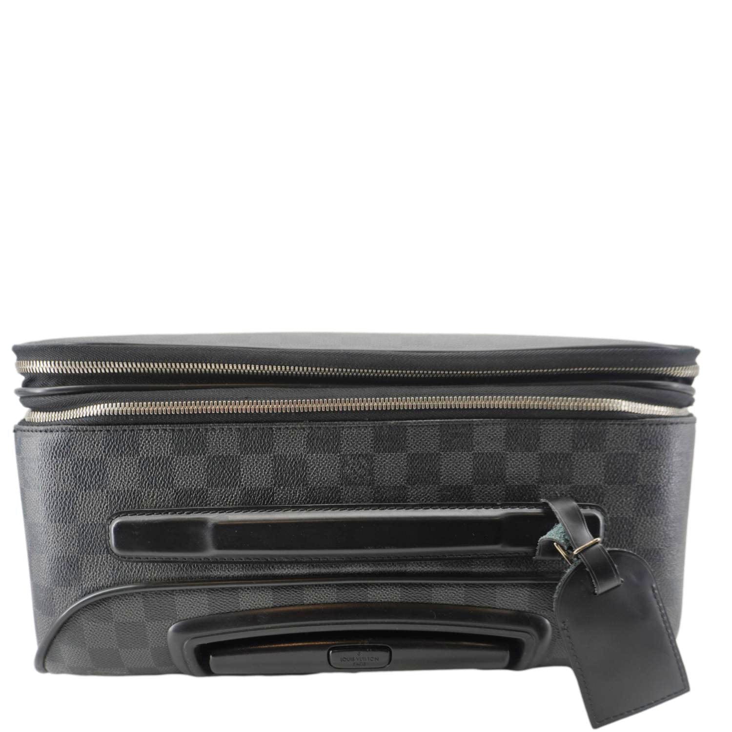 LOUIS VUITTON Pegase 55 Damier Graphite Business Suitcase Travel Bag Black - Image 11