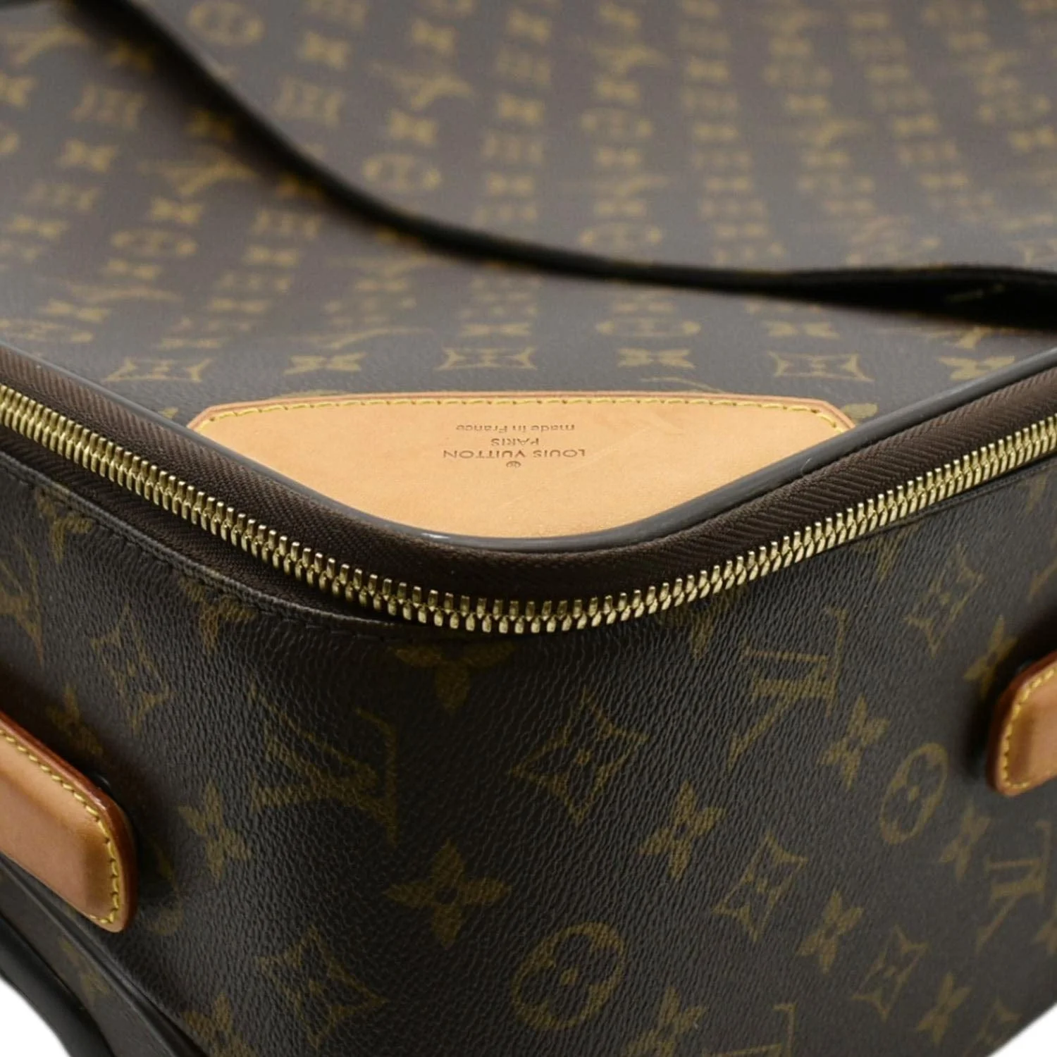 LOUIS VUITTON Pegase 55 Monogram Canvas Luggage Suitcase Travel Bag Brown - Image 7