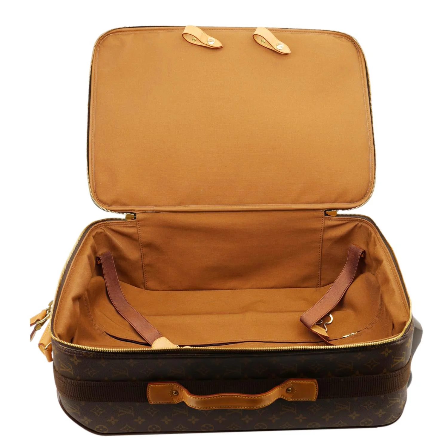 LOUIS VUITTON Pegase 55 Monogram Canvas Business Suitcase Travel Bag Brown - Image 12
