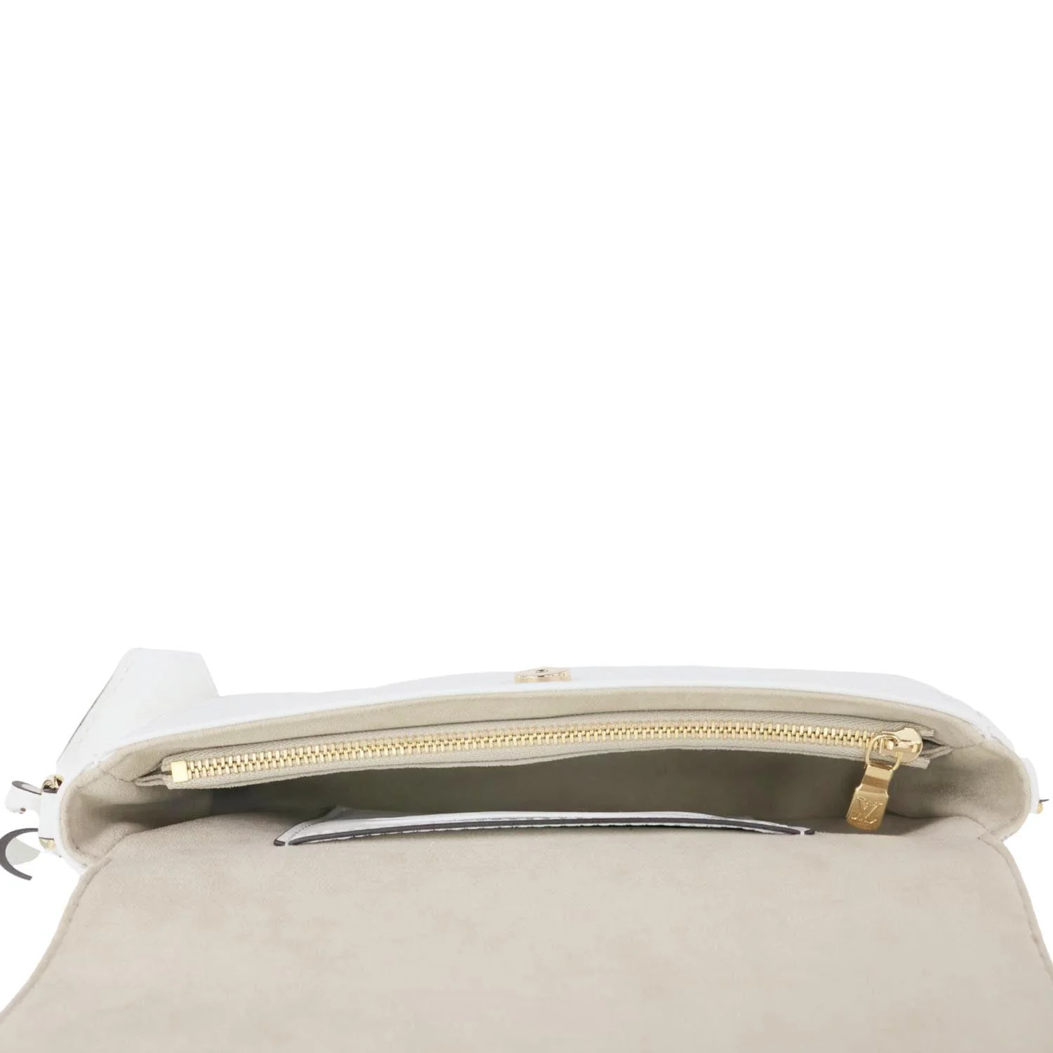 LOUIS VUITTON Ivy Perforated Monogram Flower Wallet On Chain White - Image 13