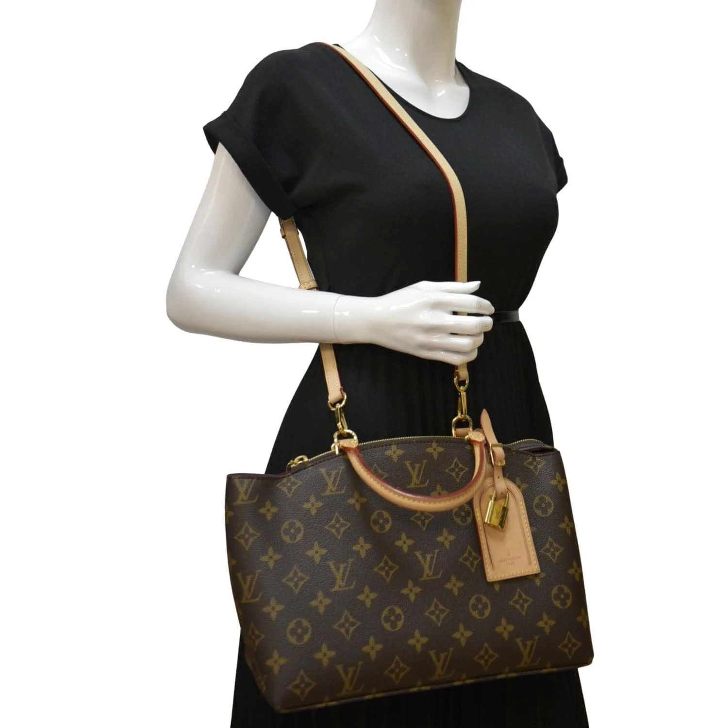 LOUIS VUITTON Petit Palais Monogram Canvas Shoulder Bag Brown - Image 2