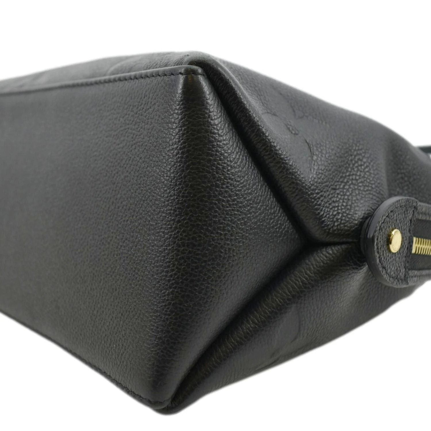 LOUIS VUITTON Petit Palais Monogram Empreinte Leather Shoulder Bag Black - Image 9