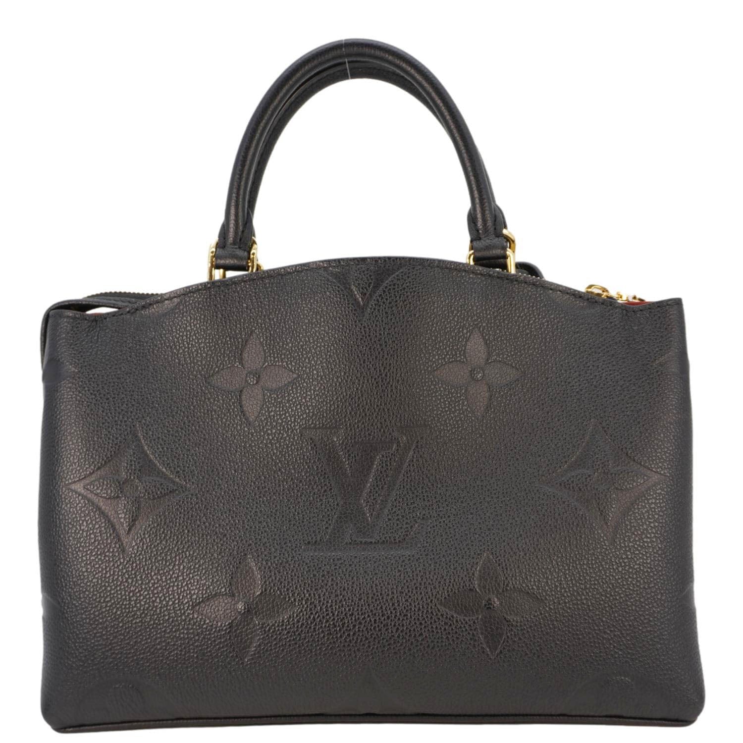 LOUIS VUITTON Petit Palais Monogram Empreinte Leather Shoulder Bag Black - Image 5