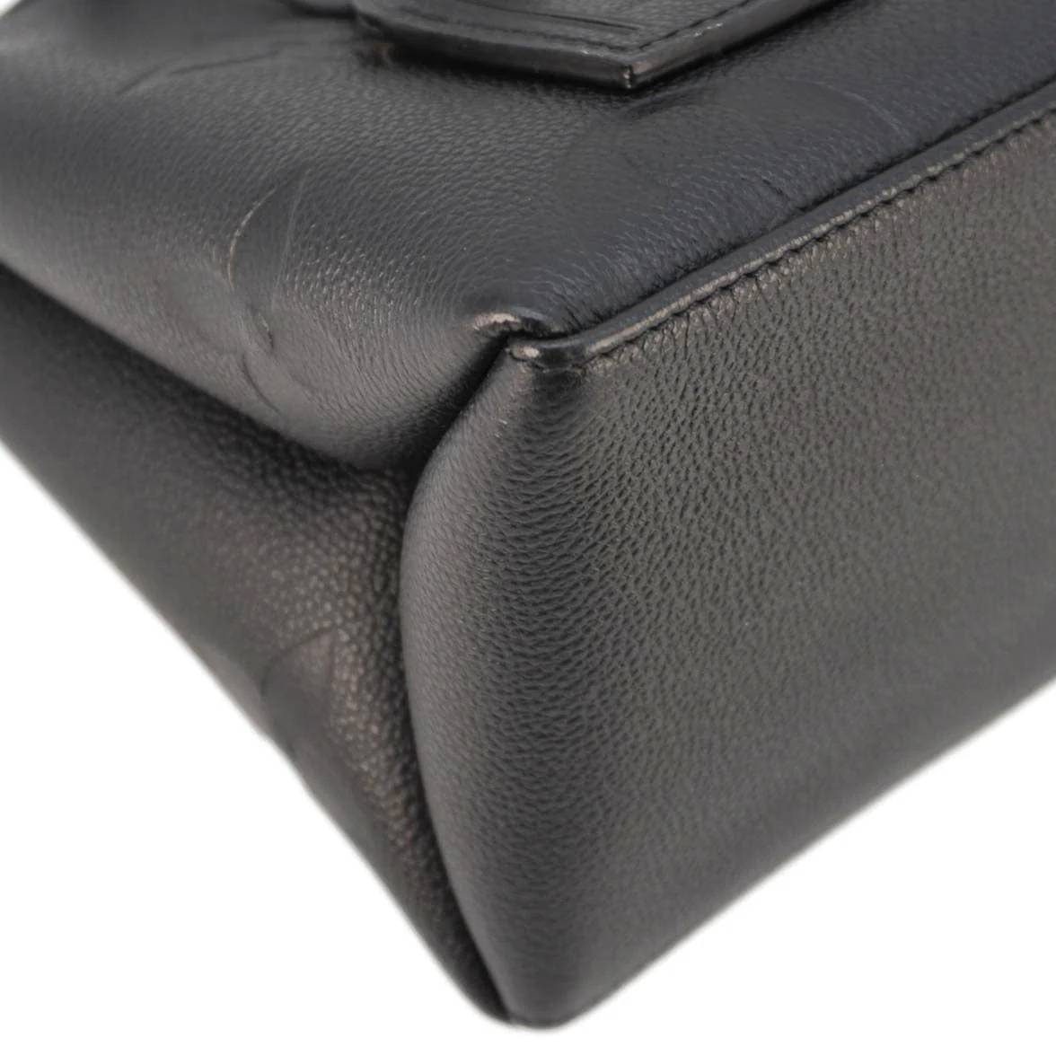 LOUIS VUITTON Petit Palais Monogram Empreinte Leather Shoulder Bag Black - Image 9