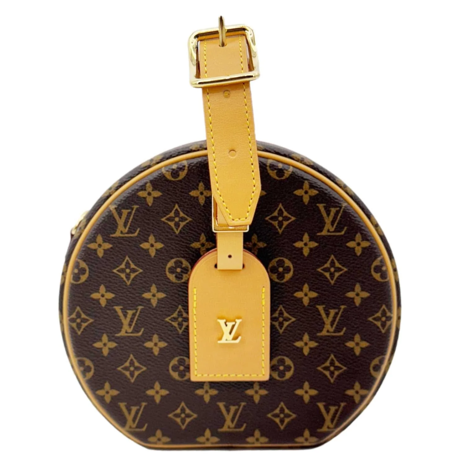 LOUIS VUITTON Petite Boite Chapeau Monogram Canvas Shoulder Bag Brown - Image 5