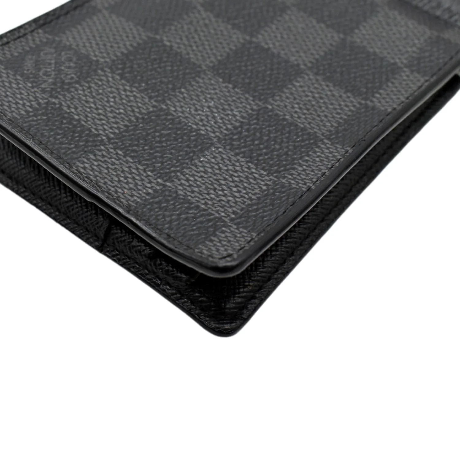 LOUIS VUITTON Pince Money Clip Damier Graphite Wallet Black - Image 6
