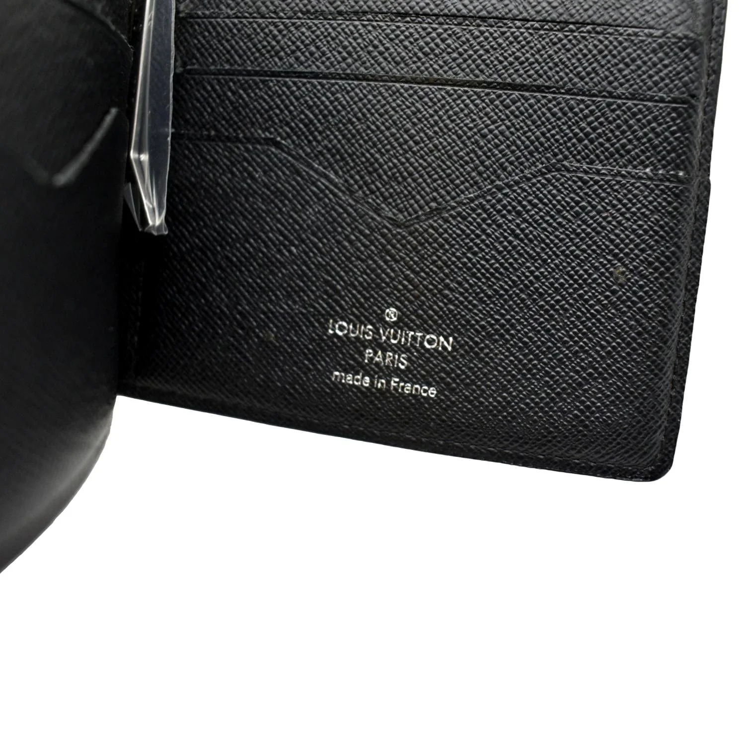 LOUIS VUITTON Pince Money Clip Damier Graphite Wallet Black - Image 9