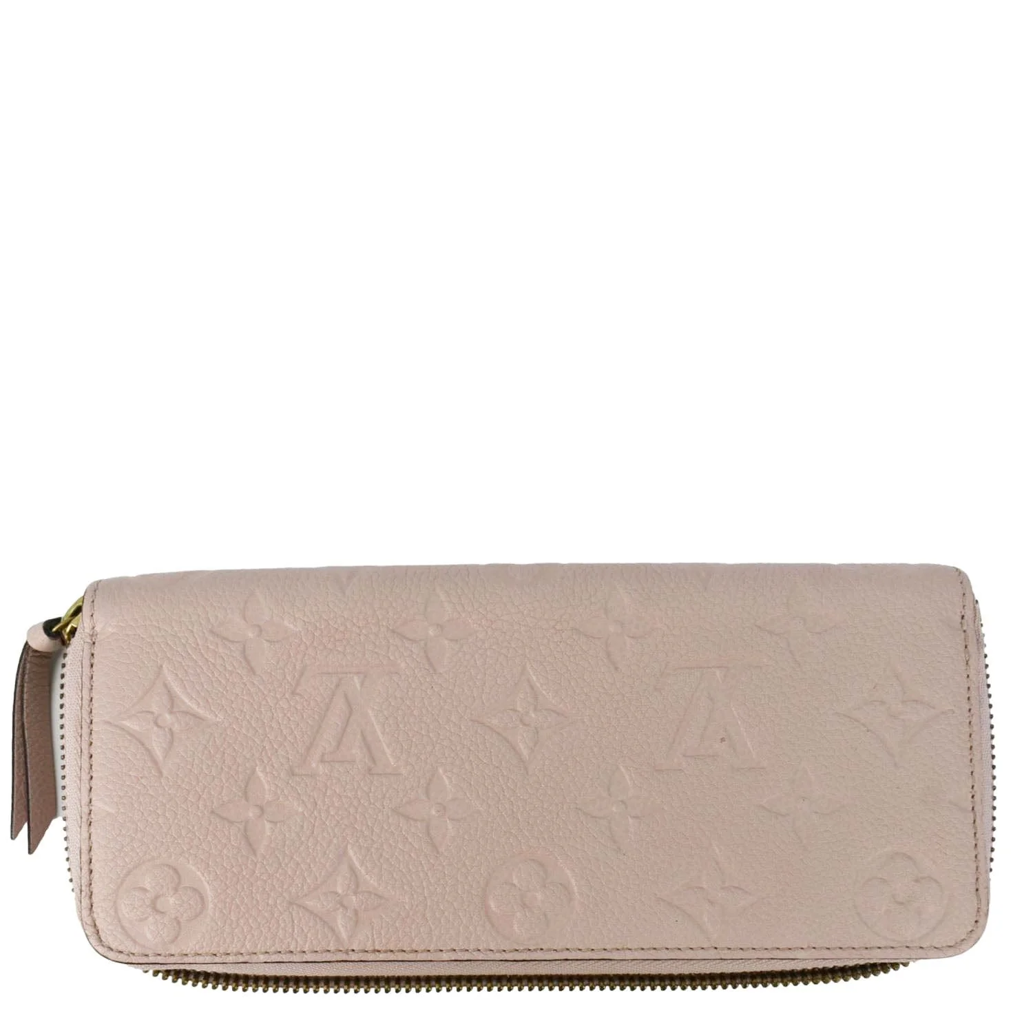 LOUIS VUITTON Monogram Empreinte Leather Zippy Wallet Rose Pink - Image 3