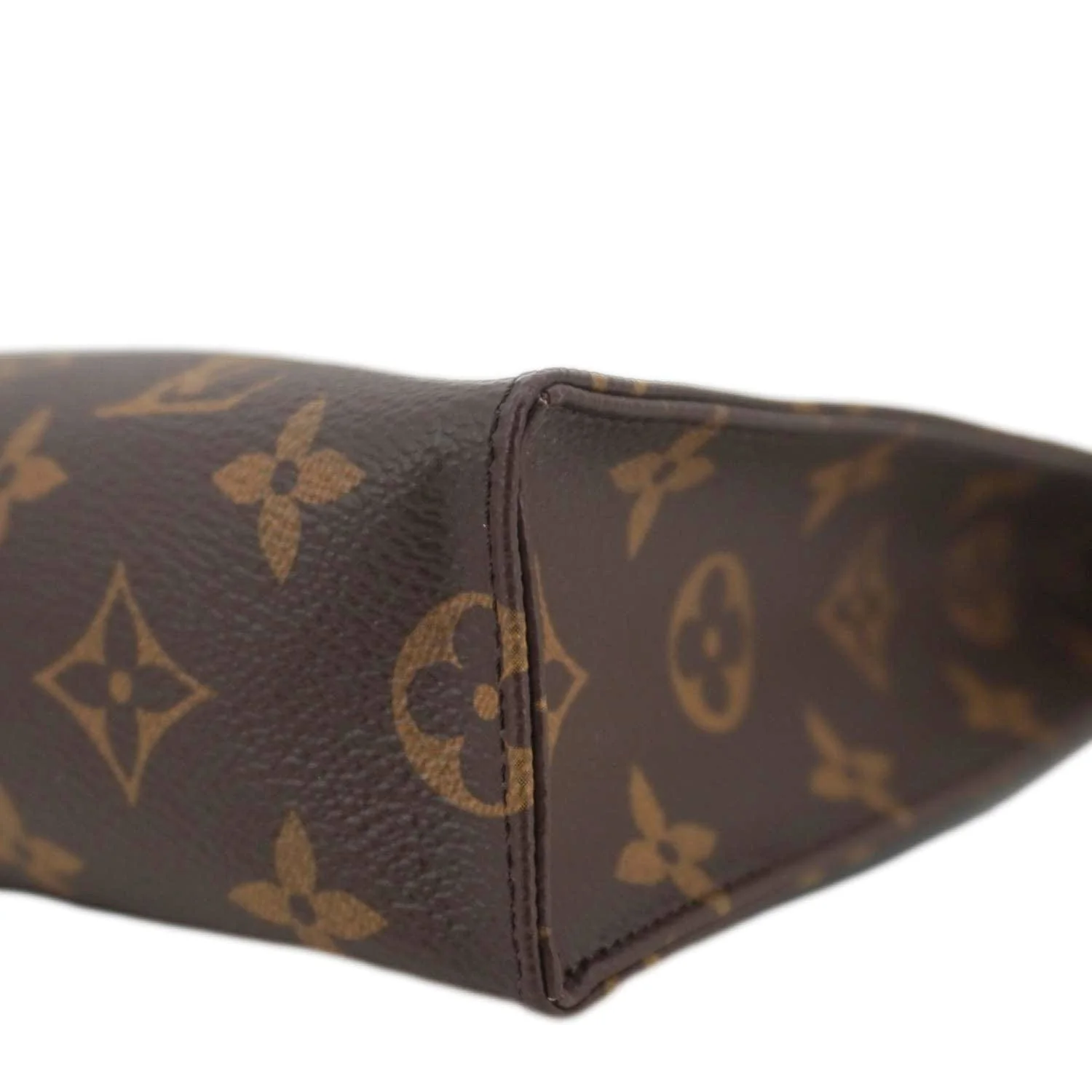 LOUIS VUITTON Poche Toilette NM Monogram Canvas Toiletry Pouch Brown - Image 9