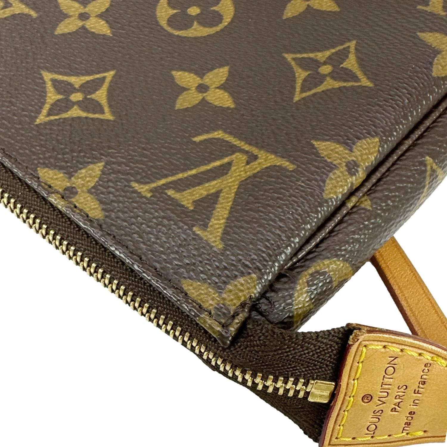 LOUIS VUITTON Pochette Accessoires Monogram Canvas Pouch Brown - Image 7