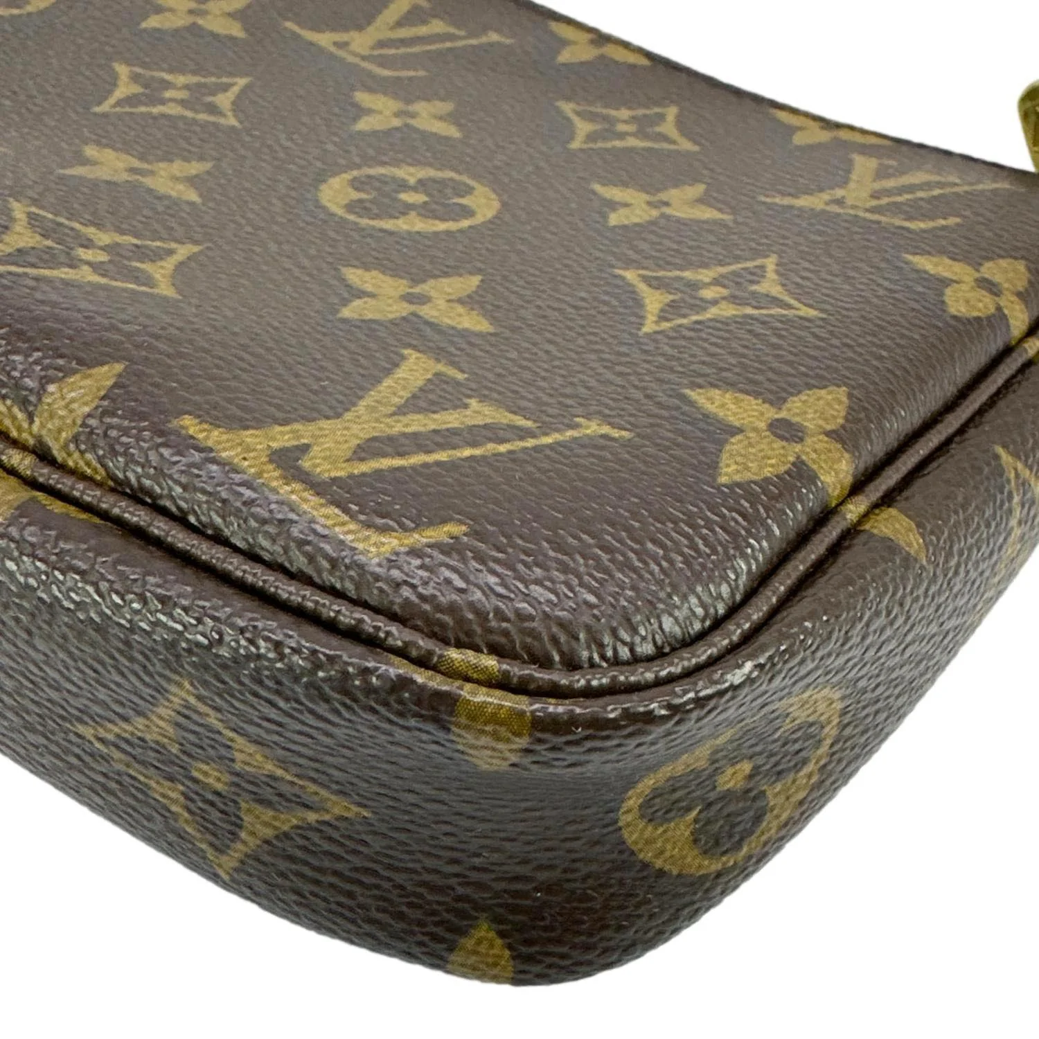 LOUIS VUITTON Pochette Accessoires Monogram Canvas Pouch Brown - Image 8