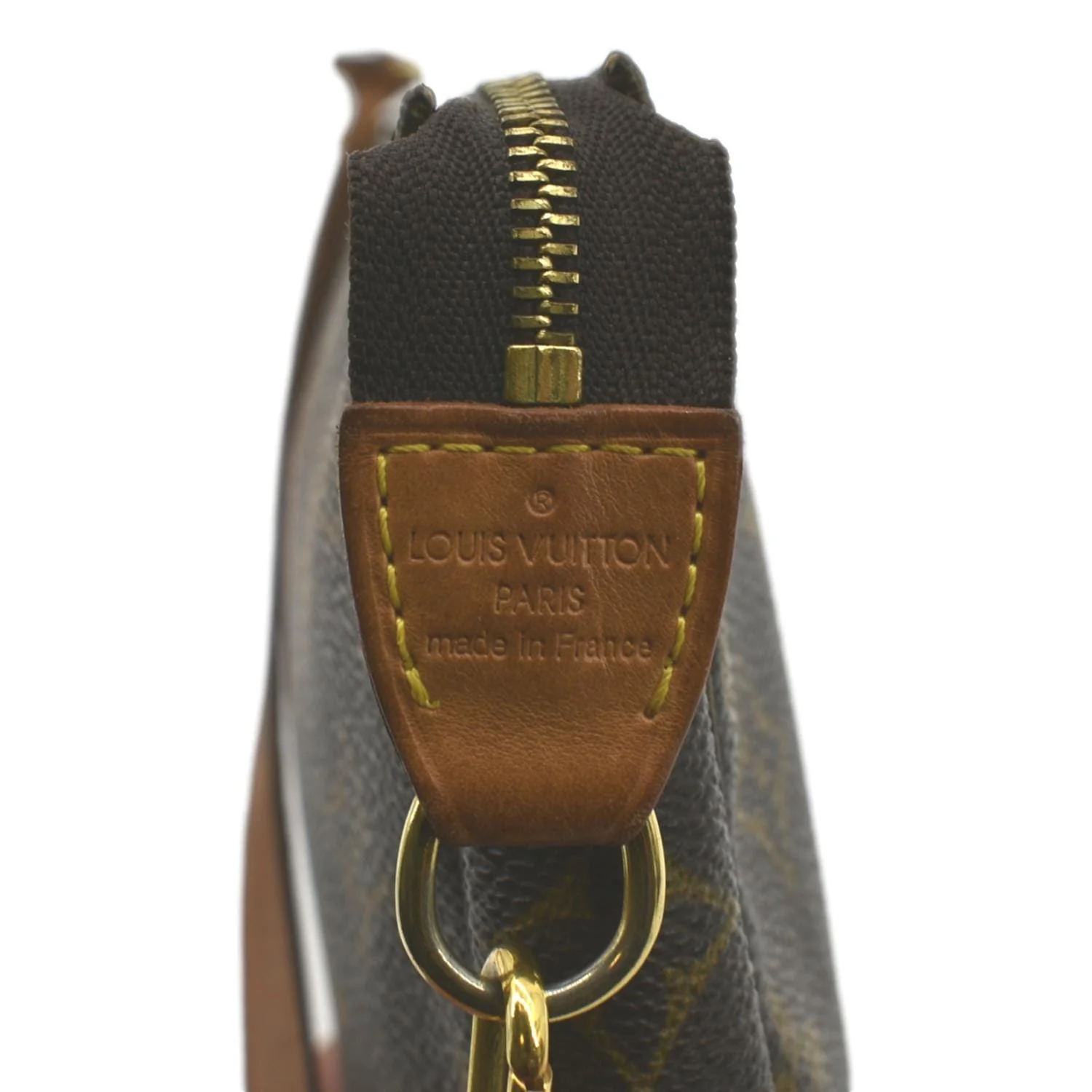 LOUIS VUITTON Pochette Accessoires Monogram Canvas Pouch Bag Brown - Image 12