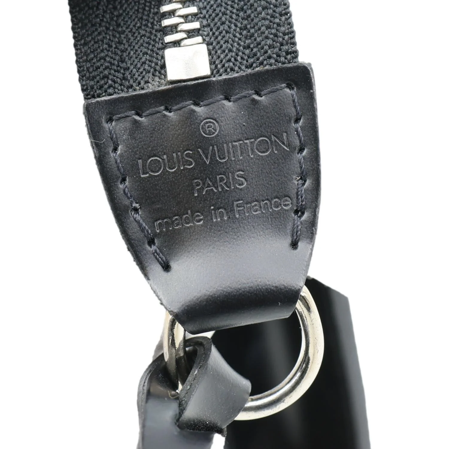 LOUIS VUITTON Pochette Accessoires Epi Leather Shoulder Bag Noir Black - Image 15