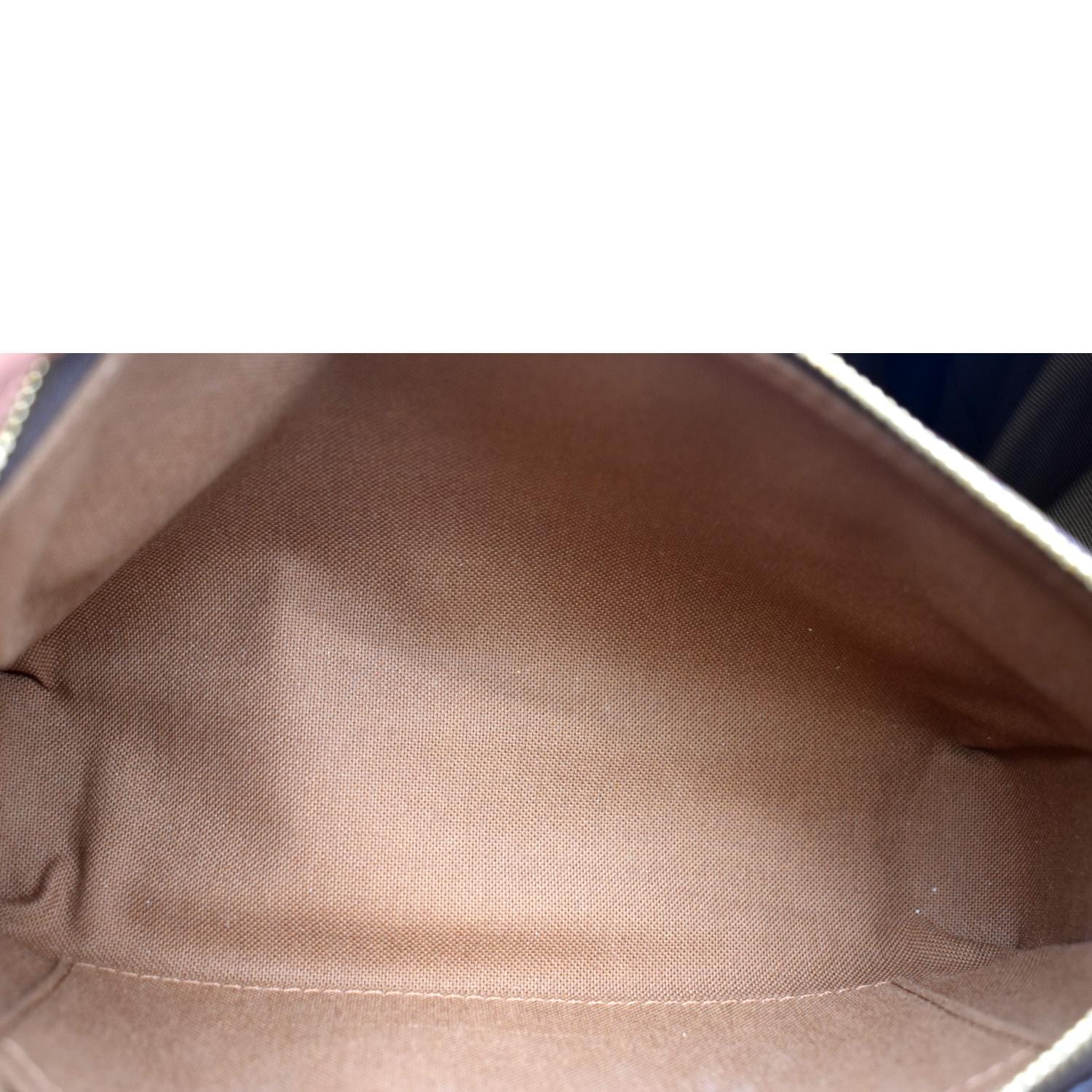LOUIS VUITTON Pochette Accessoires Monogram Canvas Pouch Bag Brown - Image 11