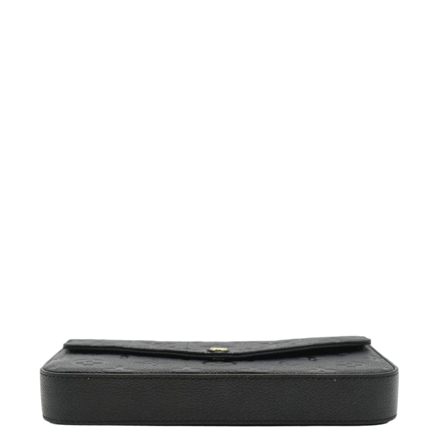 LOUIS VUITTON Felicie Monogram Empreinte Pochette Shoulder Bag Black - Image 9