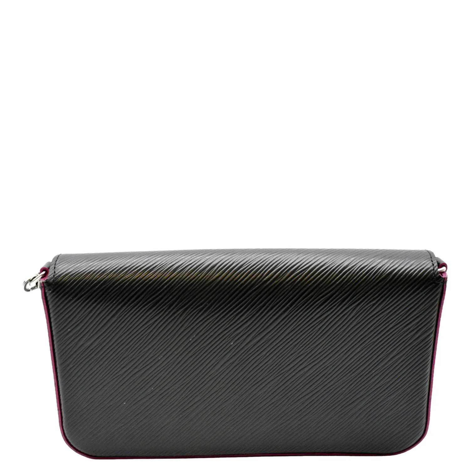 LOUIS VUITTON Felicie Epi Leather Pochette Crossbody Bag Black - Image 4