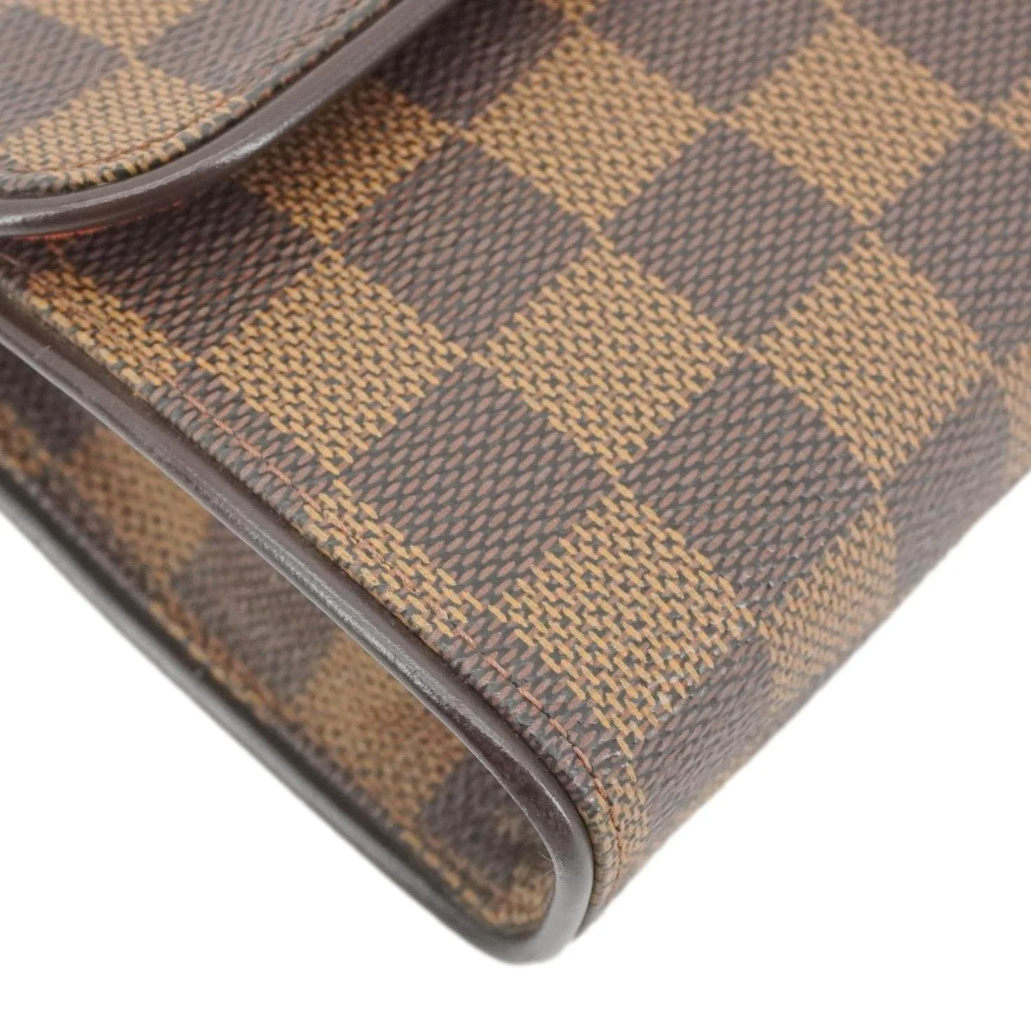 LOUIS VUITTON Pochette Florentine Damier Ebene Waist Bag Brown - Image 7