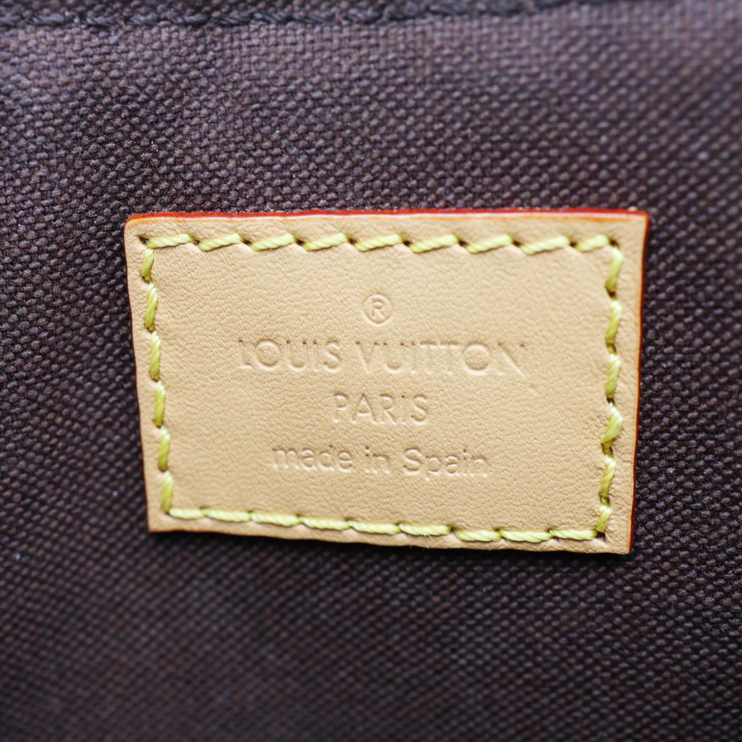 LOUIS VUITTON Liv Pochette Monogram Canvas Shoulder Bag Brown - Image 15
