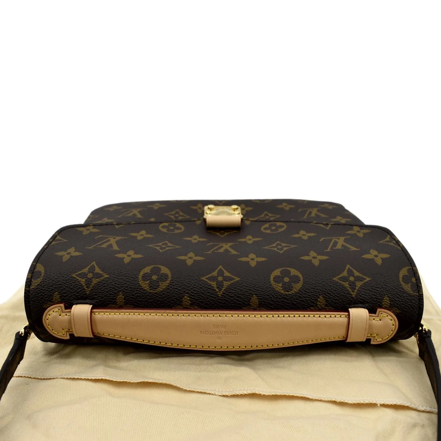 LOUIS VUITTON Metis Pochette Monogram Canvas Crossbody Bag Brown - Image 4
