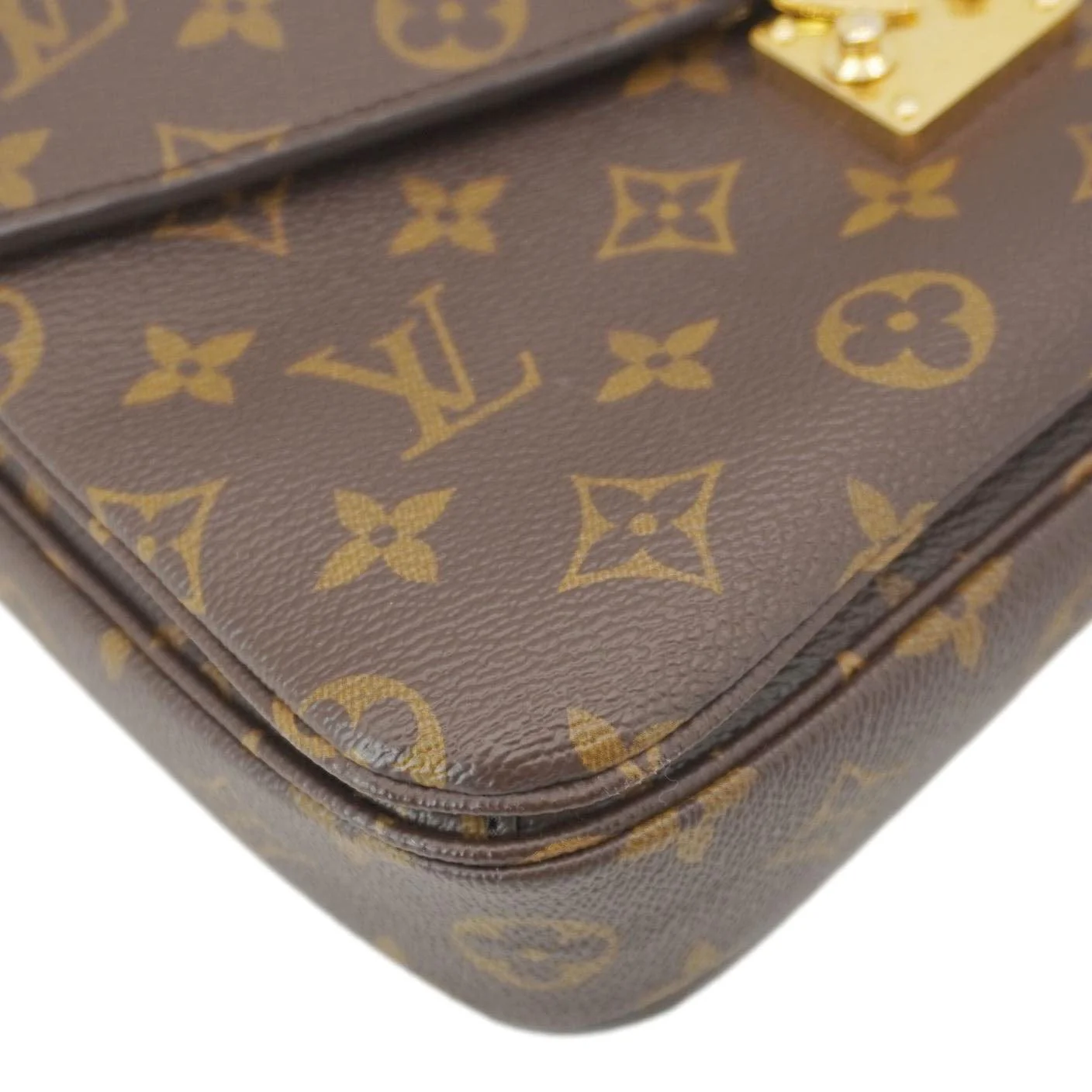 LOUIS VUITTON Metis Pochette Monogram Canvas Crossbody Bag Brown - Image 10