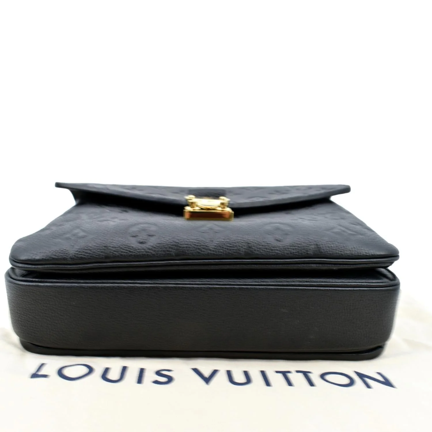 LOUIS VUITTON Metis Pochette Empreinte Leather Crossbody Bag Black - Image 9