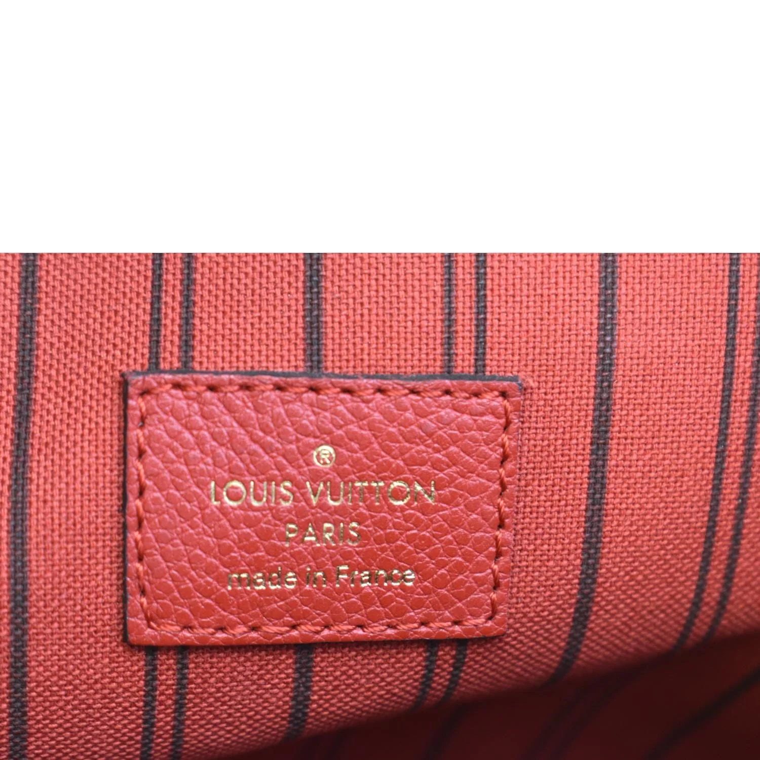 LOUIS VUITTON Metis Pochette Empreinte Leather Crossbody Bag Red - Image 11