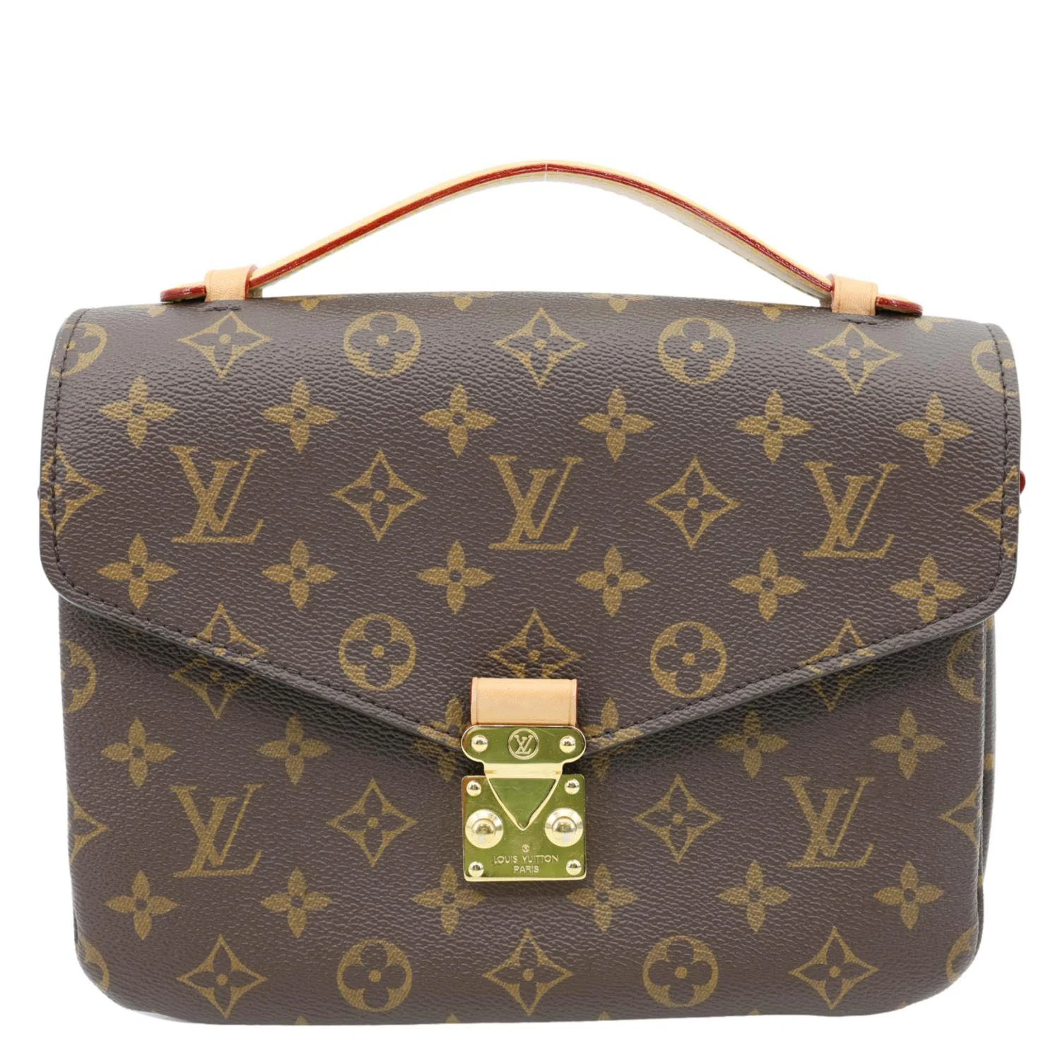 LOUIS VUITTON Metis Pochette Monogram Canvas Crossbody Bag Brown - Image 3