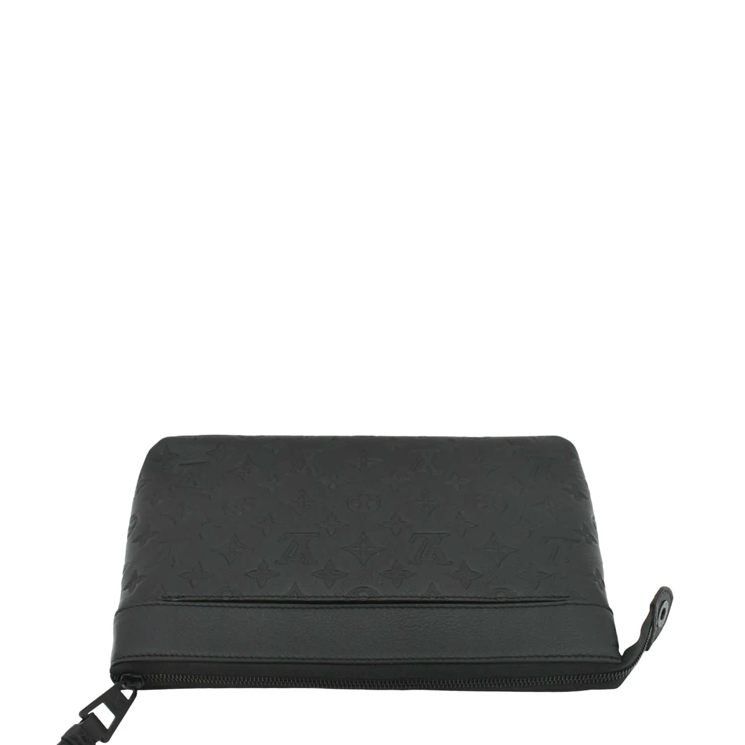 LOUIS VUITTON Pochette Voyage Monogram Shadow Leather Pouch Black - Image 5