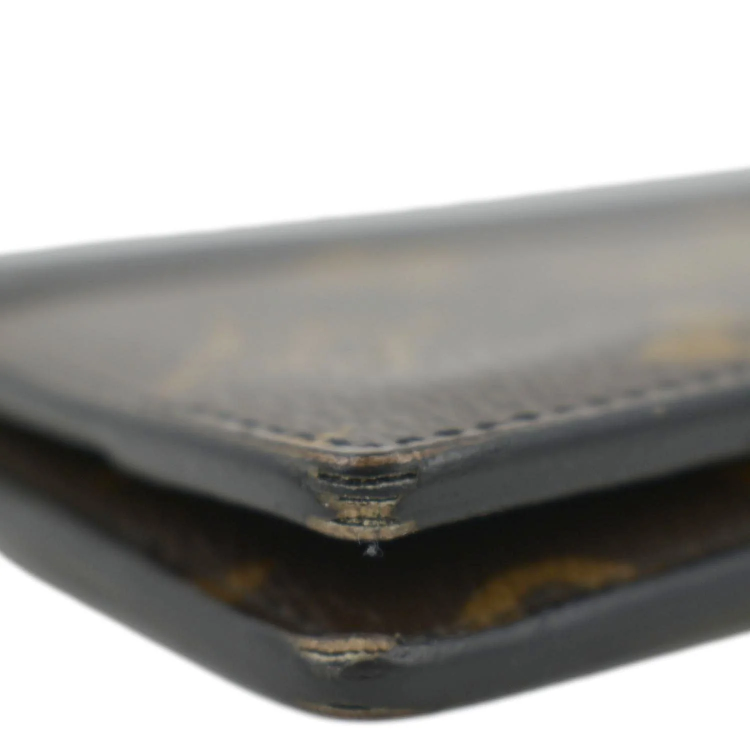LOUIS VUITTON Pocket Organizer Monogram Canvas Wallet Black/Brown - Image 6
