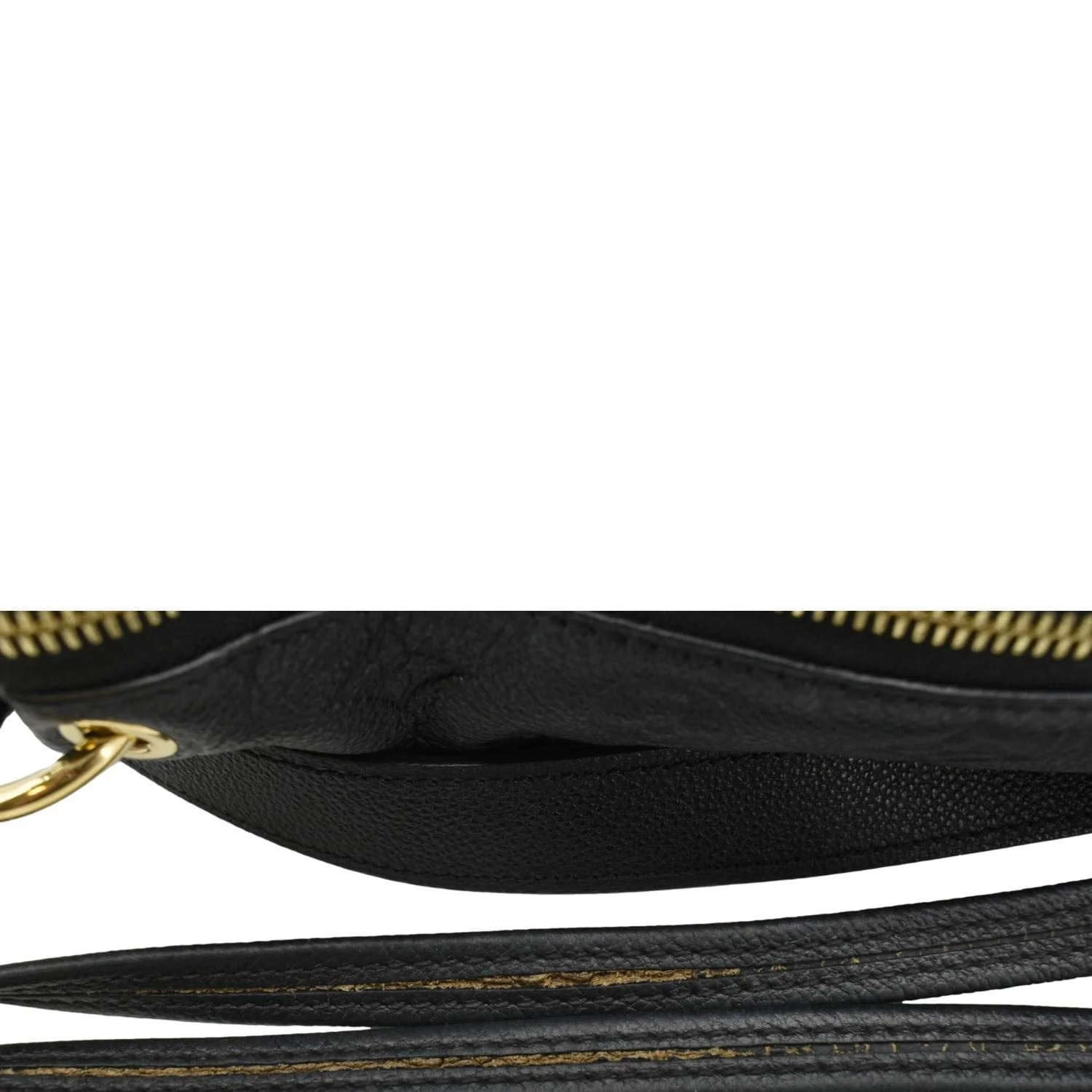 LOUIS VUITTON Ponthieu PM Empreinte Leather Shoulder Bag Black - Image 12