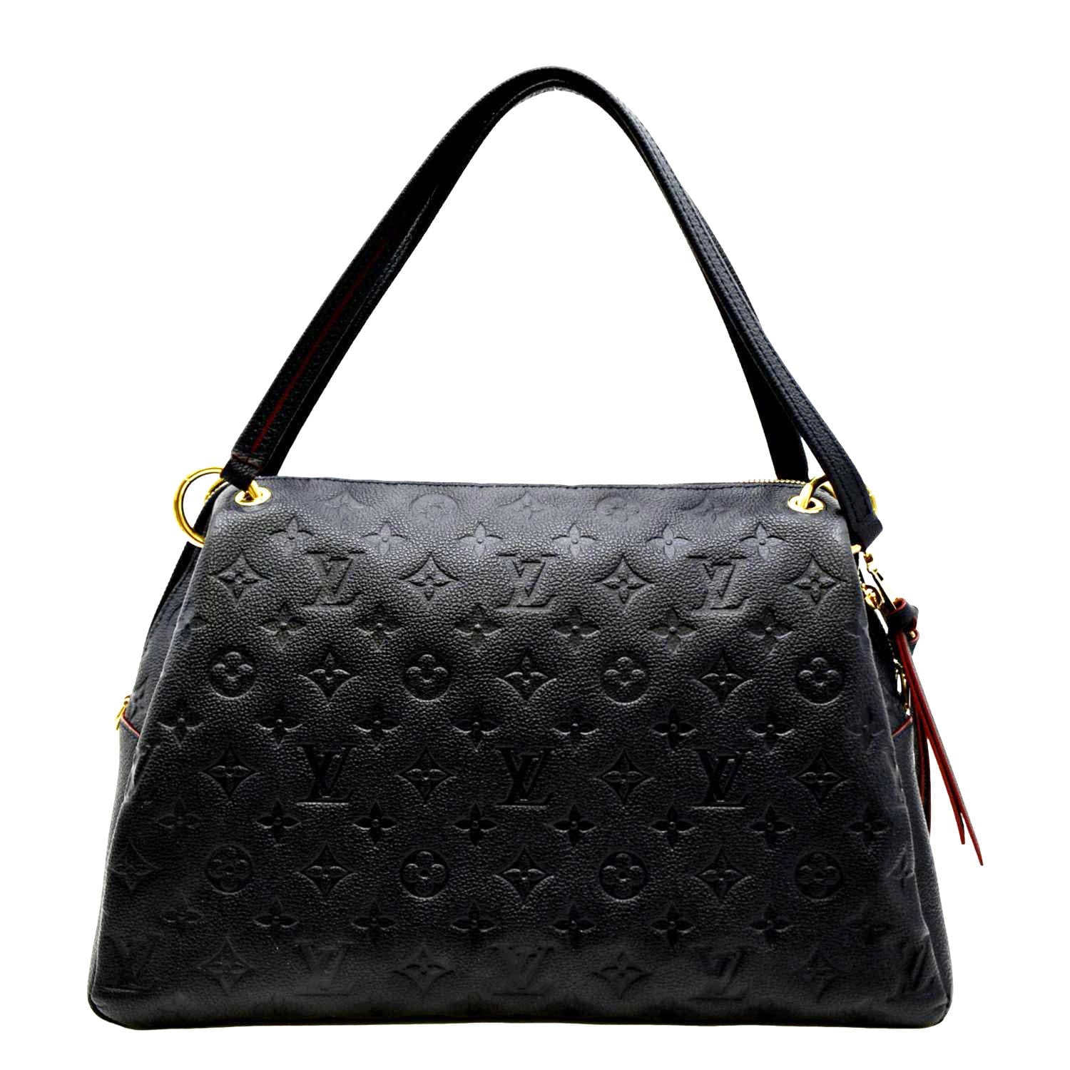 LOUIS VUITTON Ponthieu PM Empreinte Leather Shoulder Bag Navy Blue - Image 3
