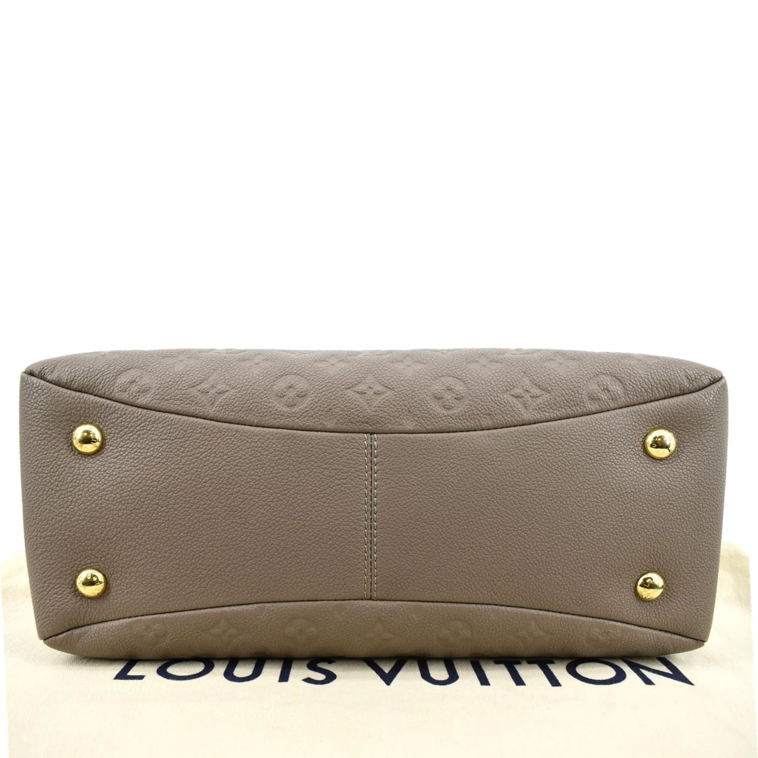 LOUIS VUITTON Ponthieu PM Empreinte Leather Shoulder Bag Tourterelle - Image 11