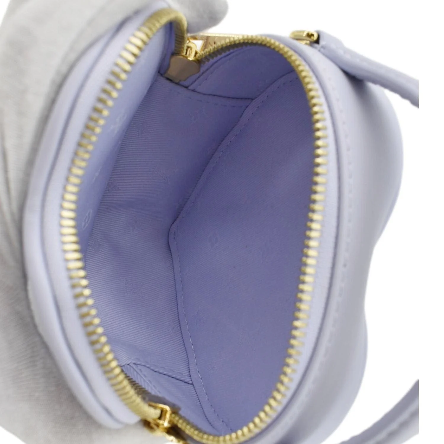 LOUIS VUITTON Pop My Heart Monogram Leather Shoulder Bag Purple - Image 11
