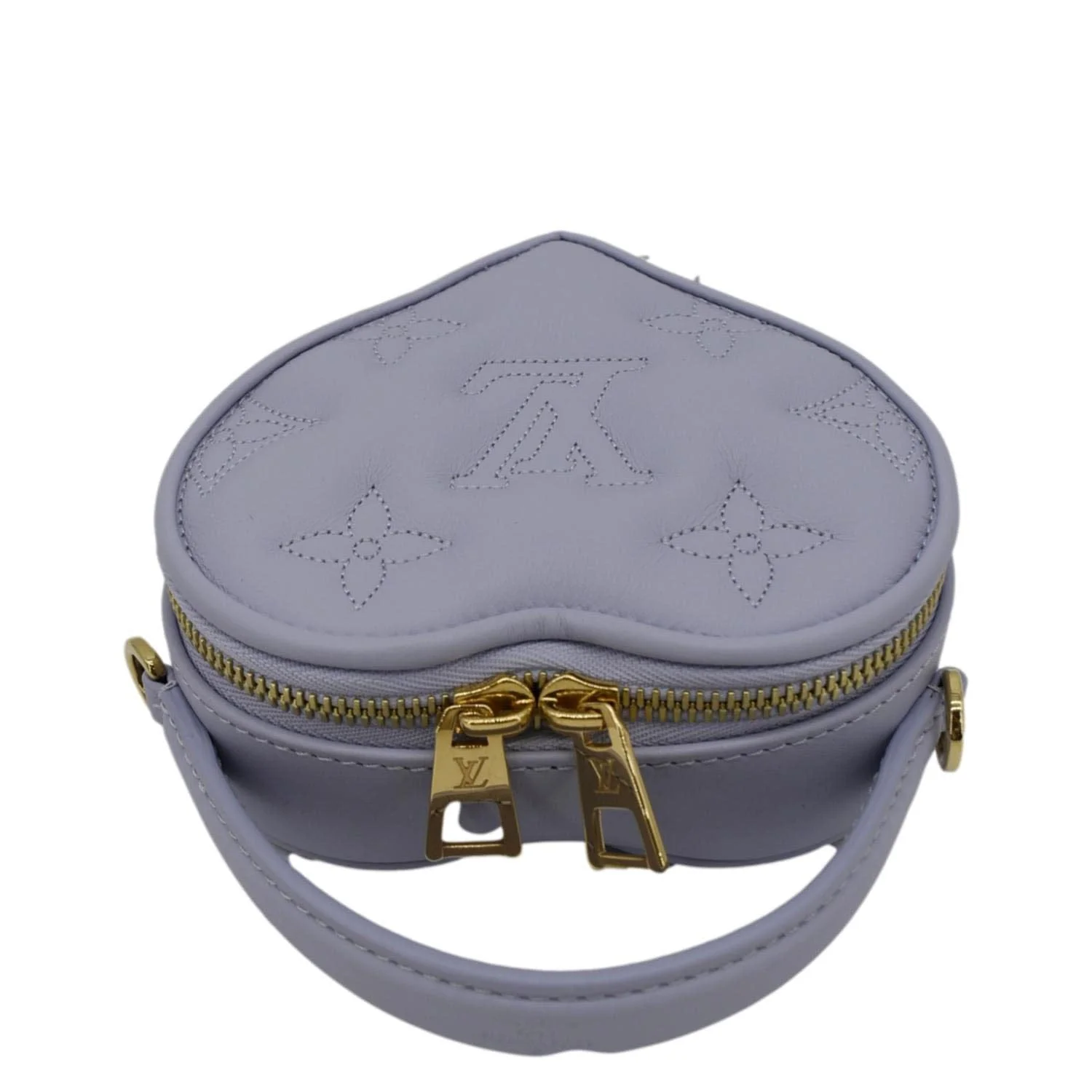 LOUIS VUITTON Pop My Heart Monogram Leather Shoulder Bag Purple - Image 5