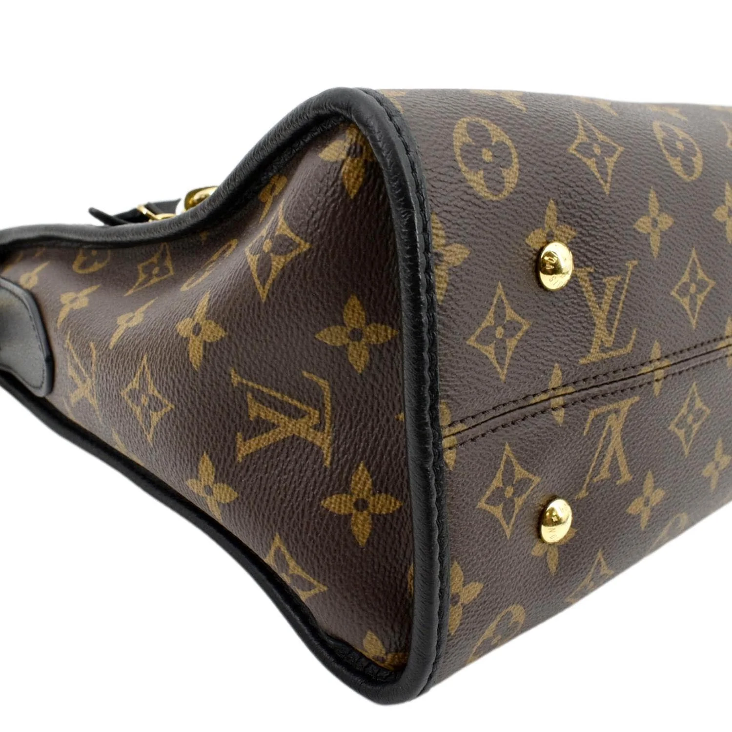 LOUIS VUITTON Popincourt MM Monogram Canvas Shoulder Bag Brown/Noir - Image 7