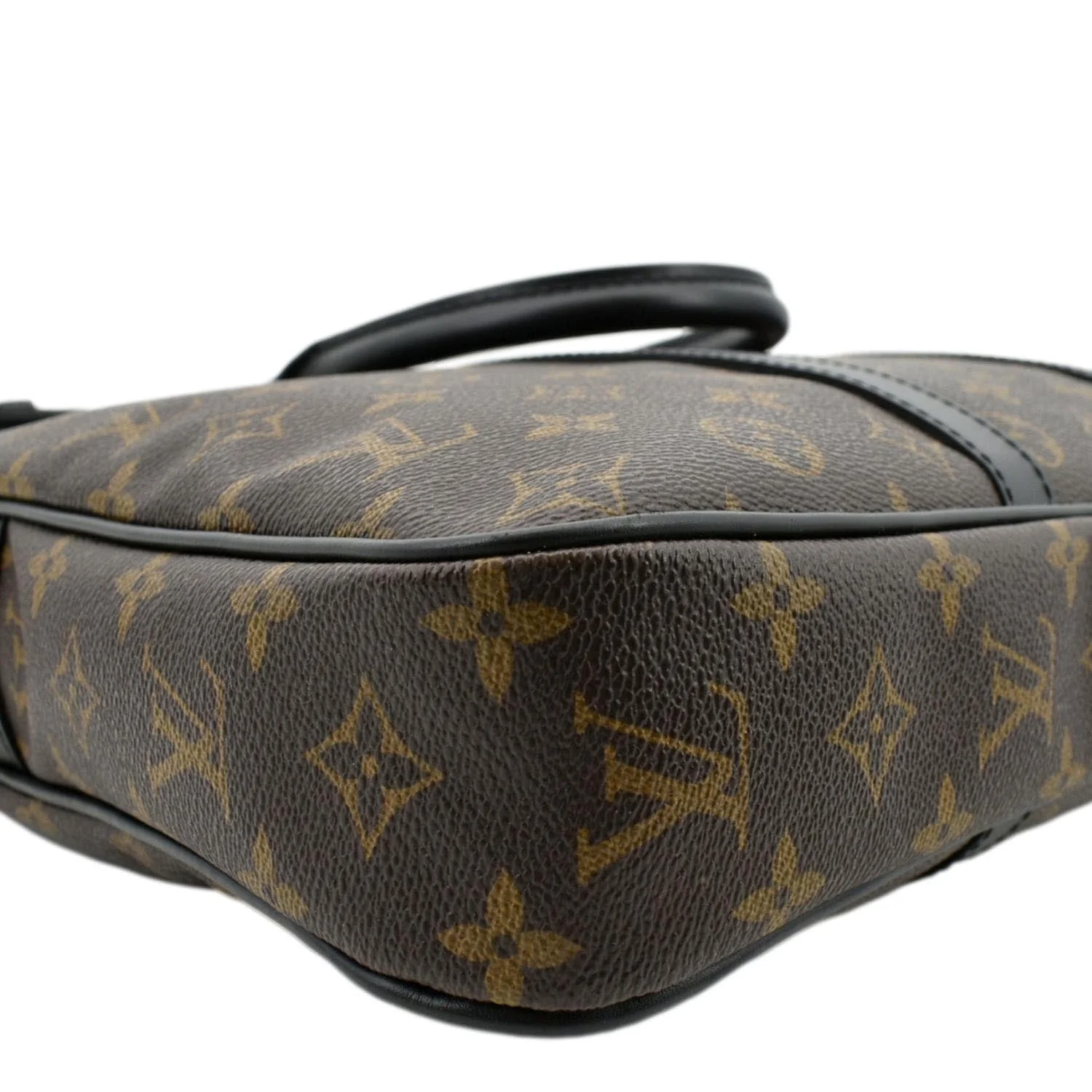 LOUIS VUITTON Porte Documents Voyage Monogram Canvas Briefcase Bag Brown - Image 7