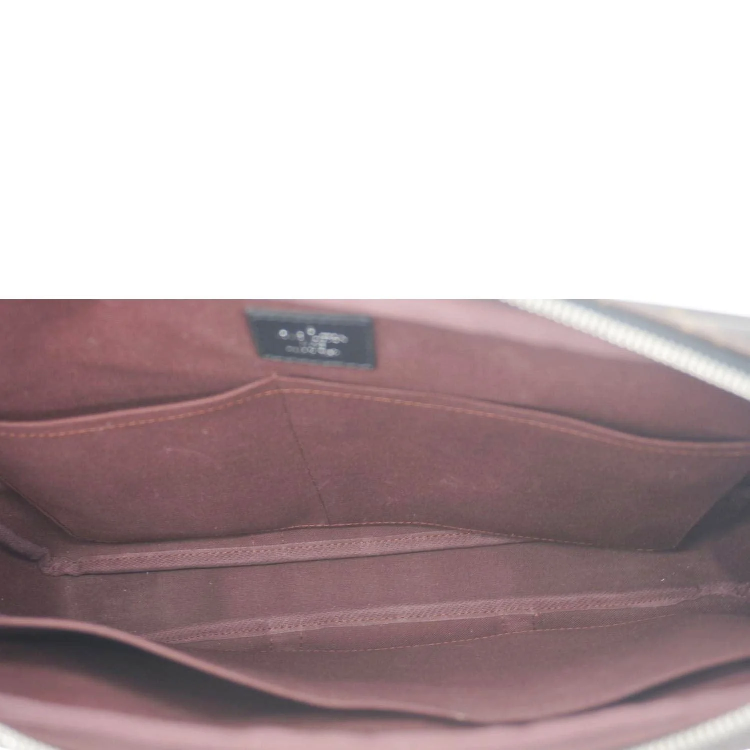 LOUIS VUITTON Porte Documents Voyage PM Monogram Canvas Briefcase Bag Brown - Image 12