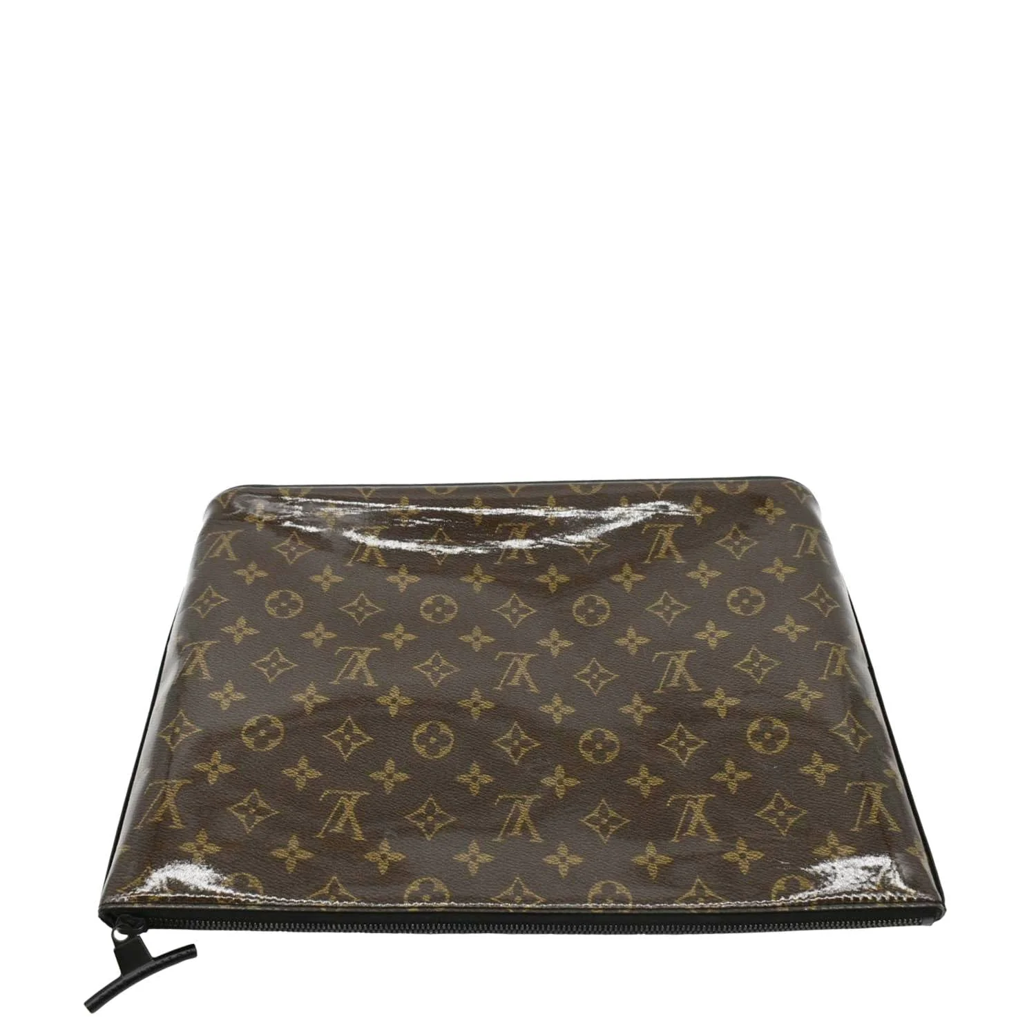 LOUIS VUITTON Pochette Cosmos Monogram Glaze Canvas Pouch Brown - Image 4
