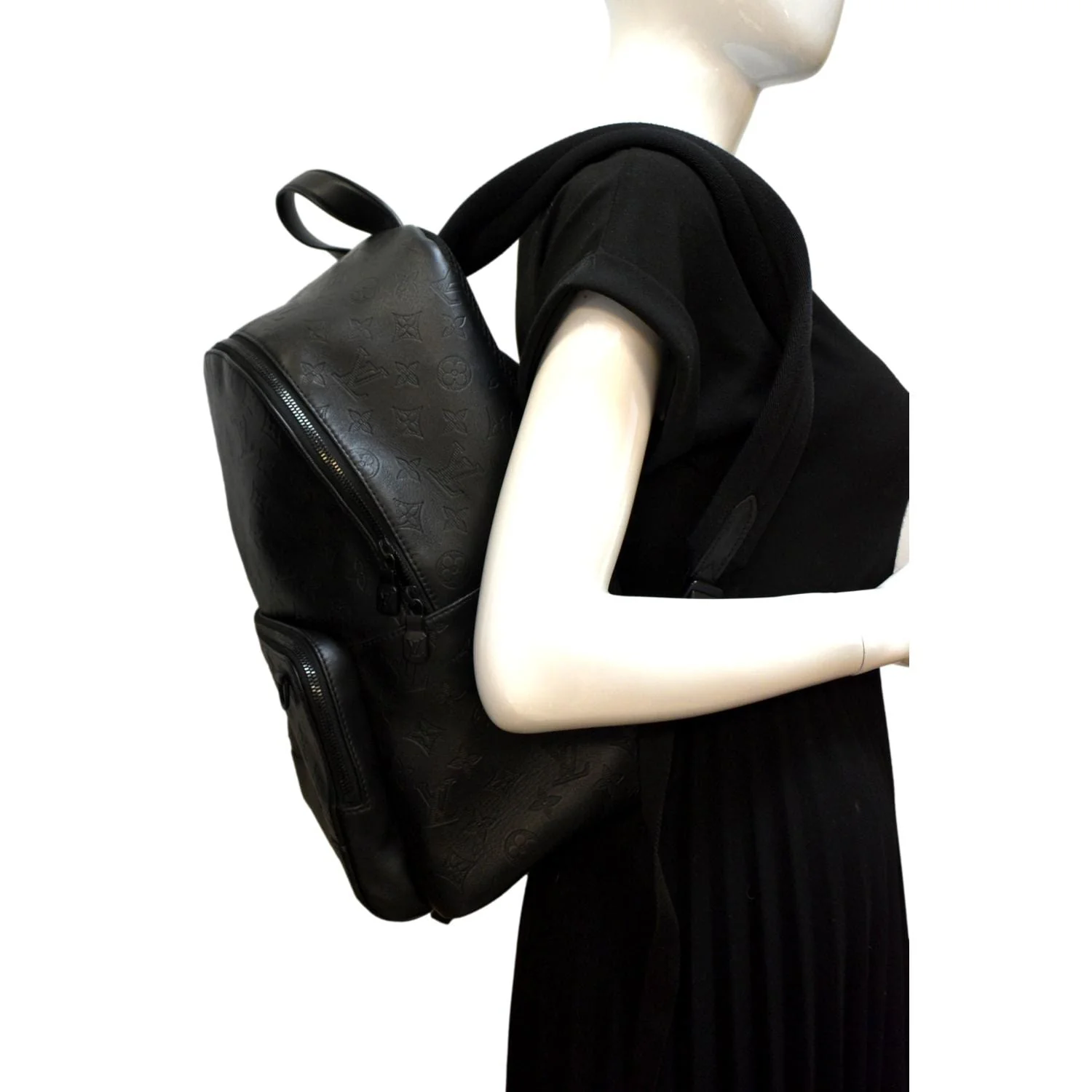 LOUIS VUITTON Racer Monogram Leather Backpack Black - Image 2