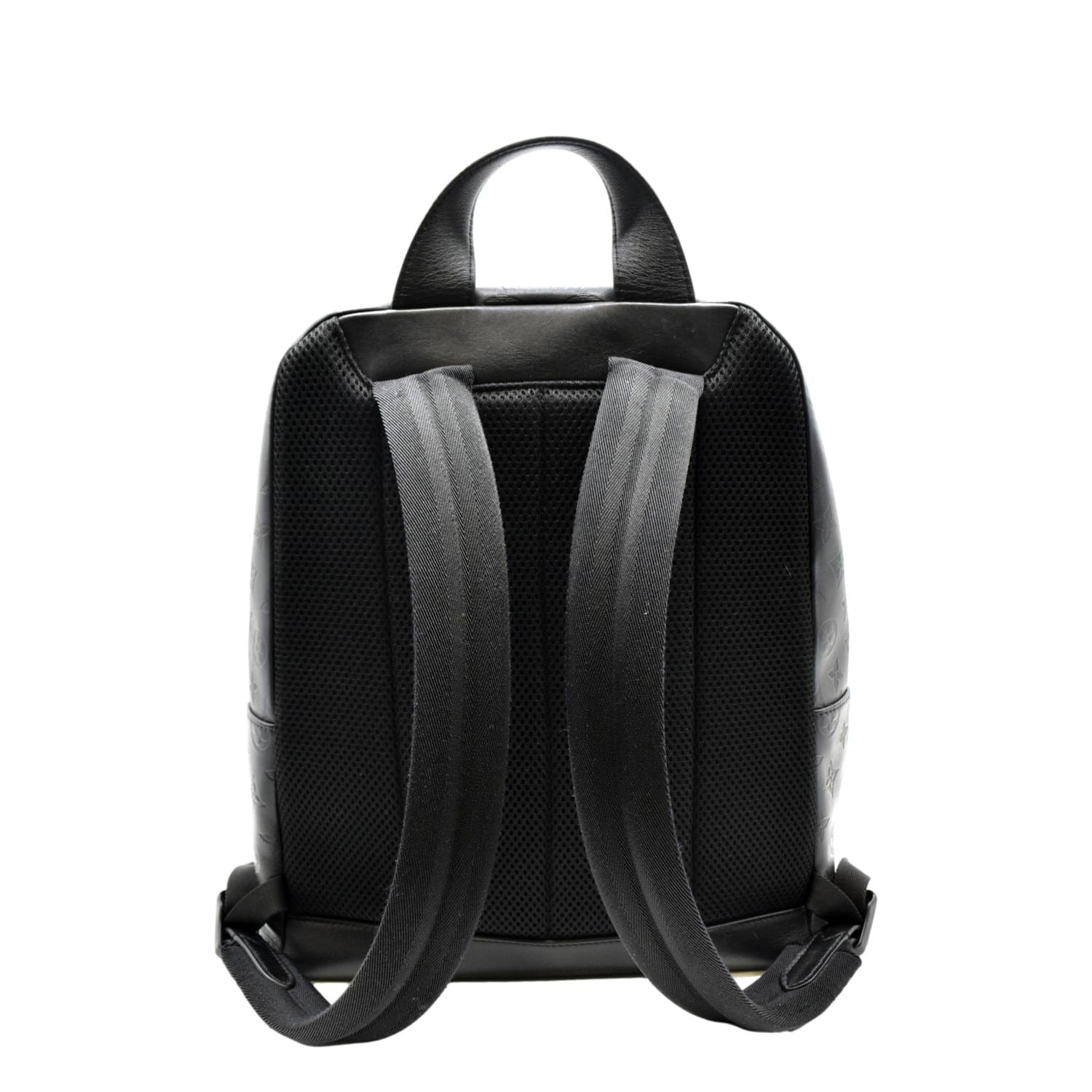 LOUIS VUITTON Racer Monogram Leather Backpack Black - Image 3