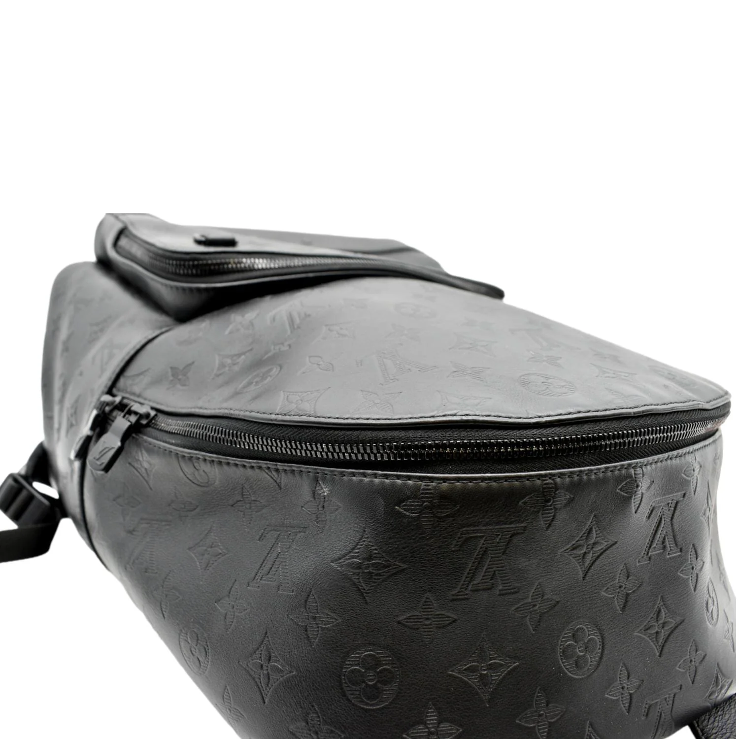 LOUIS VUITTON Racer Monogram Leather Backpack Black - Image 5