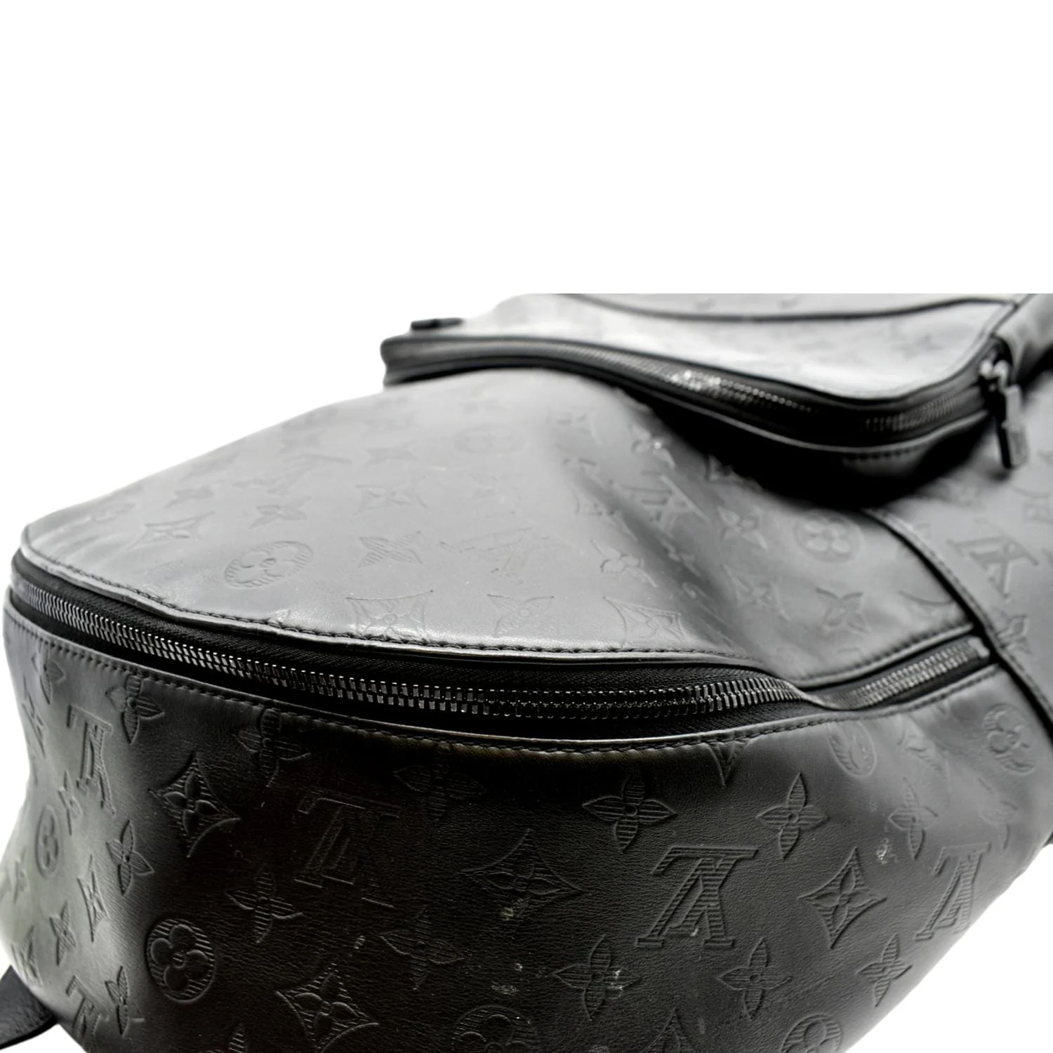 LOUIS VUITTON Racer Monogram Leather Backpack Black - Image 6