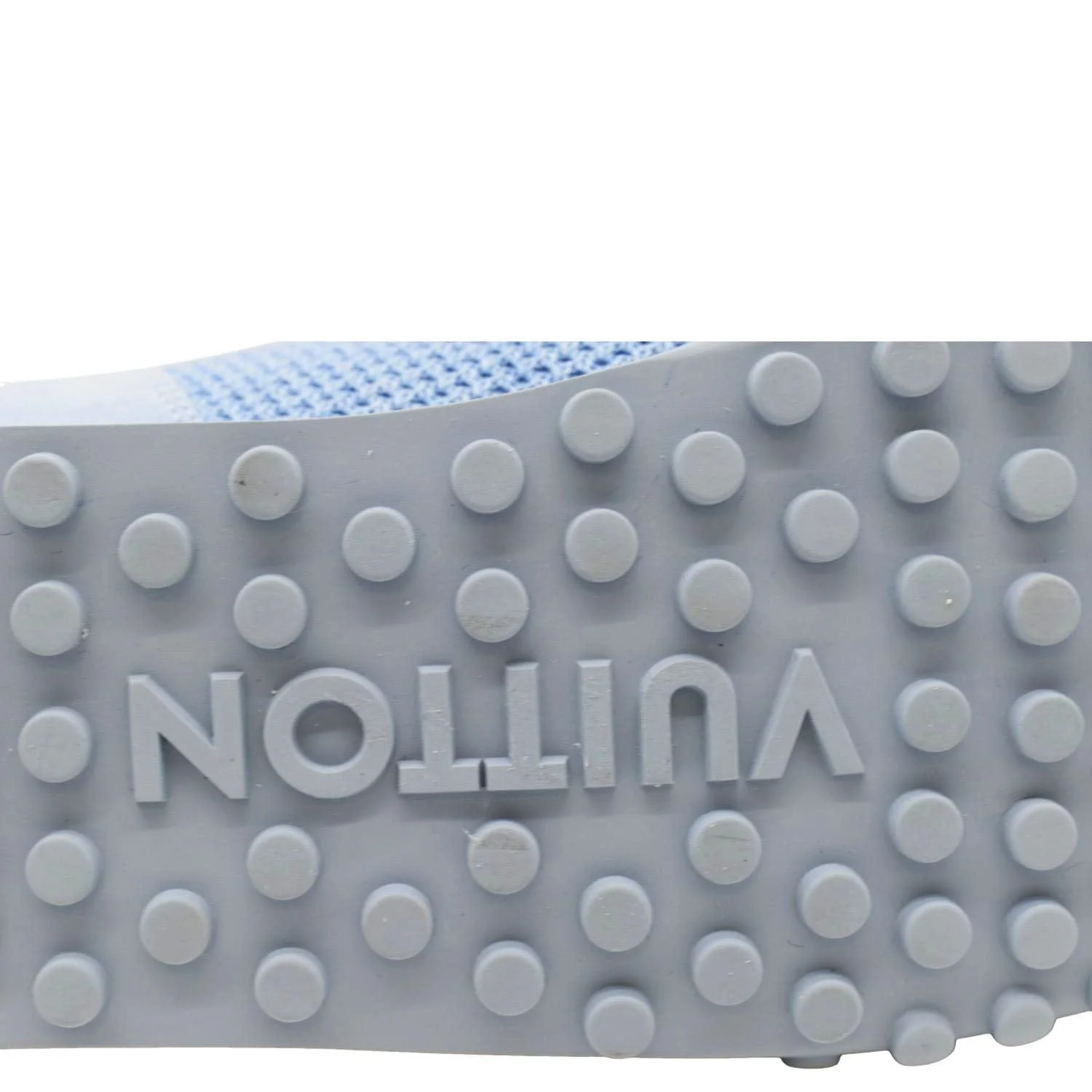 LOUIS VUITTON LV Racer Moccasin Perforated Leather Loafers Light Blue US 10.5 - Image 12