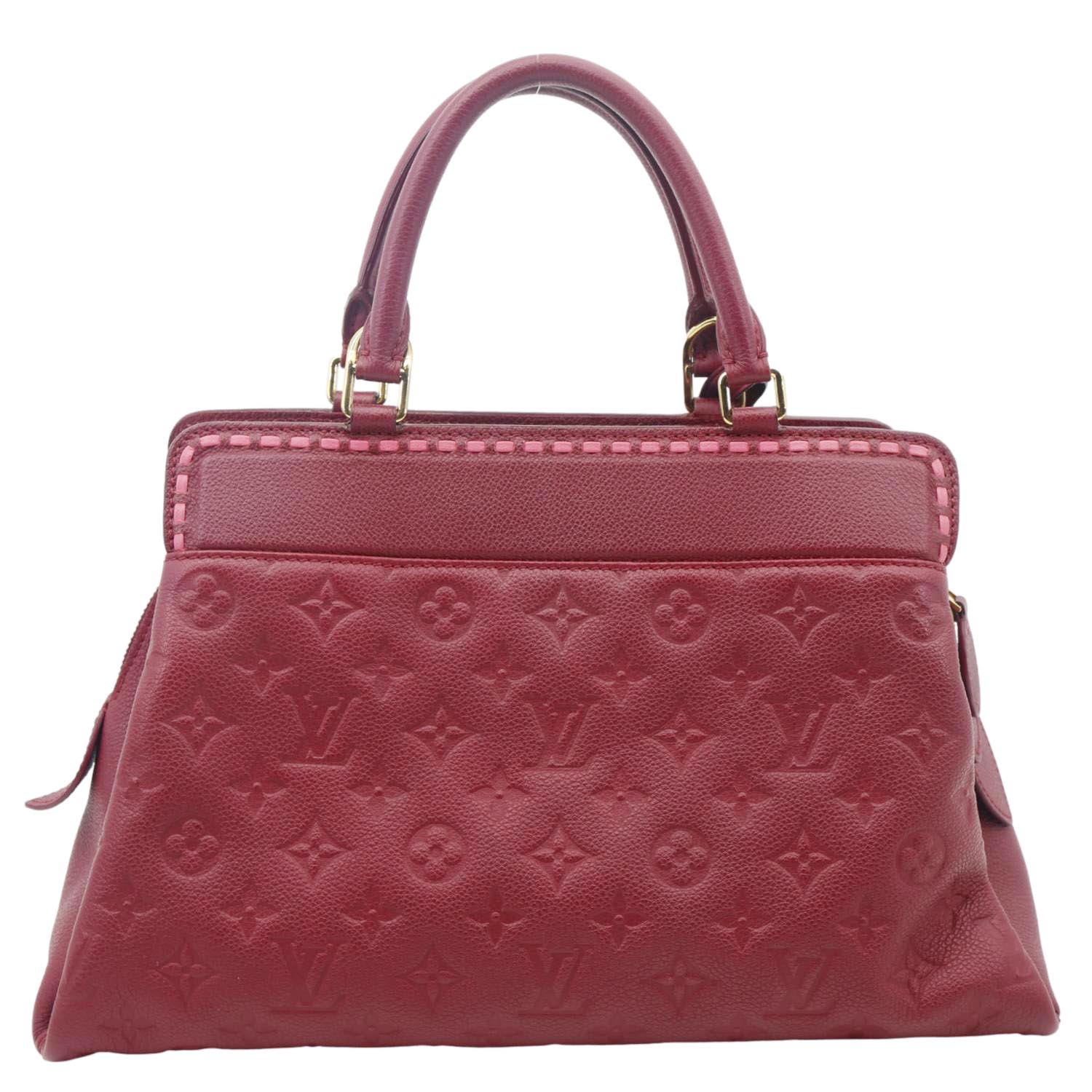 LOUIS VUITTON Vosges MM Empreinte Leather Shoulder Bag Raisin - Image 3