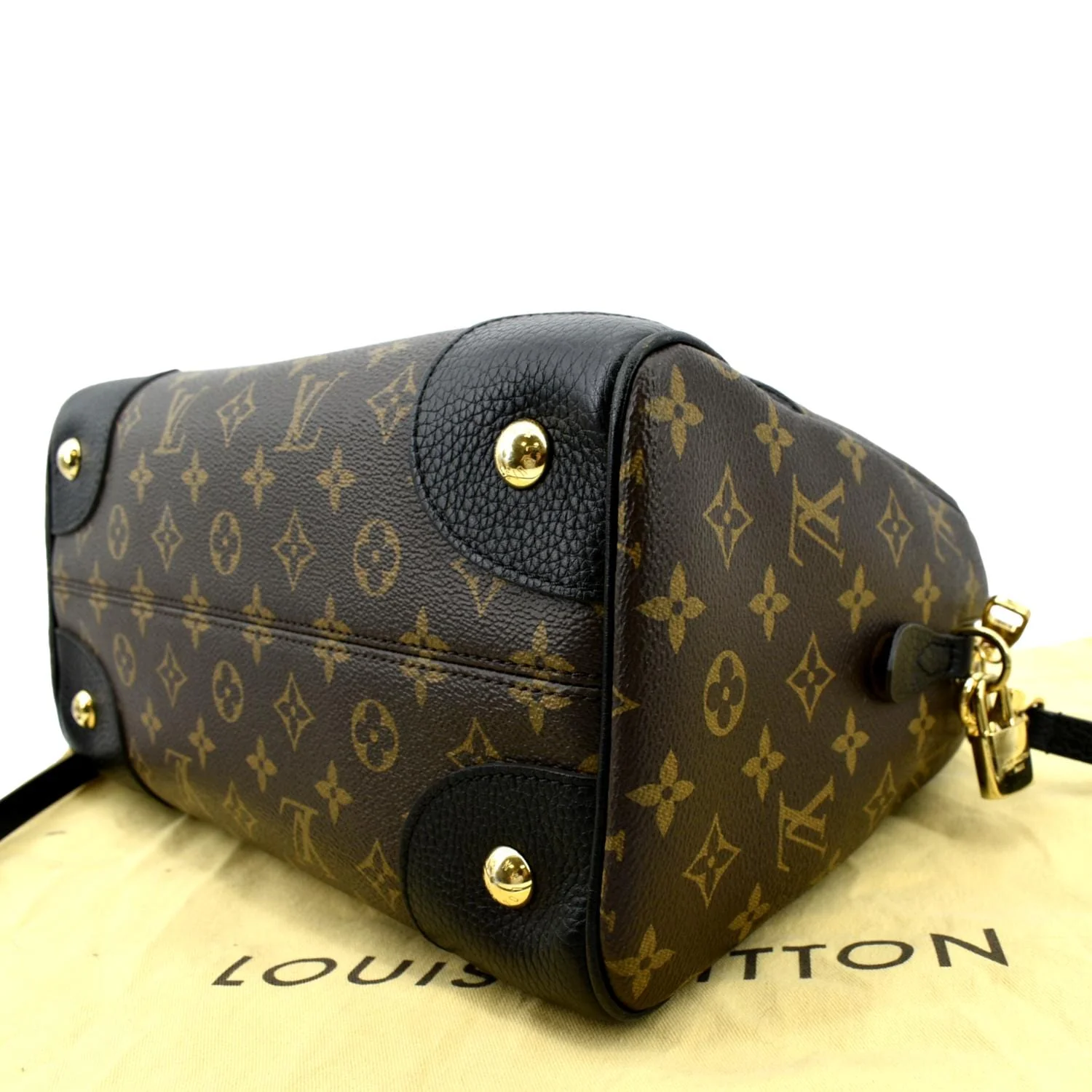 LOUIS VUITTON Retiro Monogram Canvas Shoulder Bag Brown - Image 8