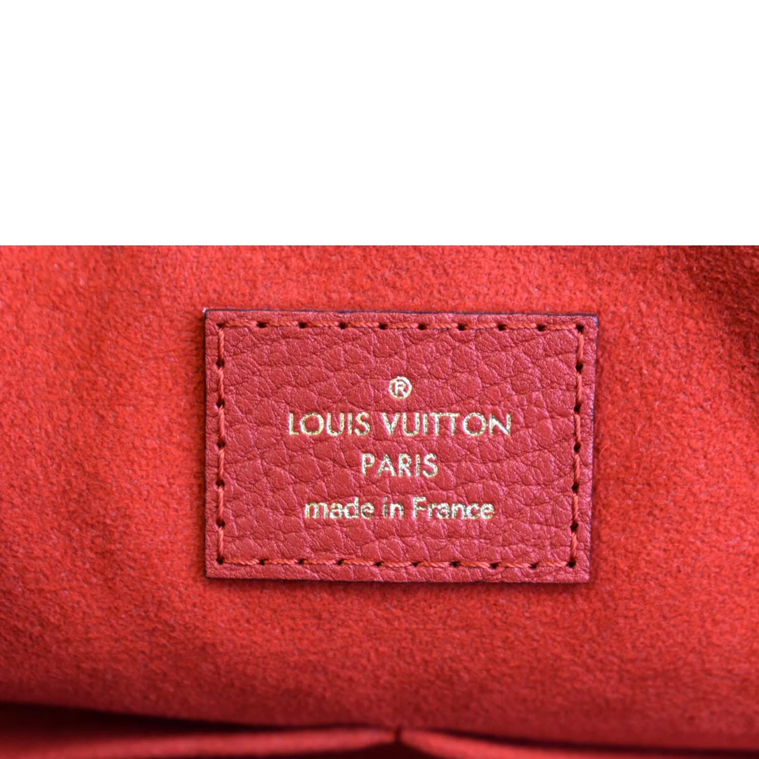 LOUIS VUITTON Retiro Monogram Canvas Shoulder Bag Red - Image 11