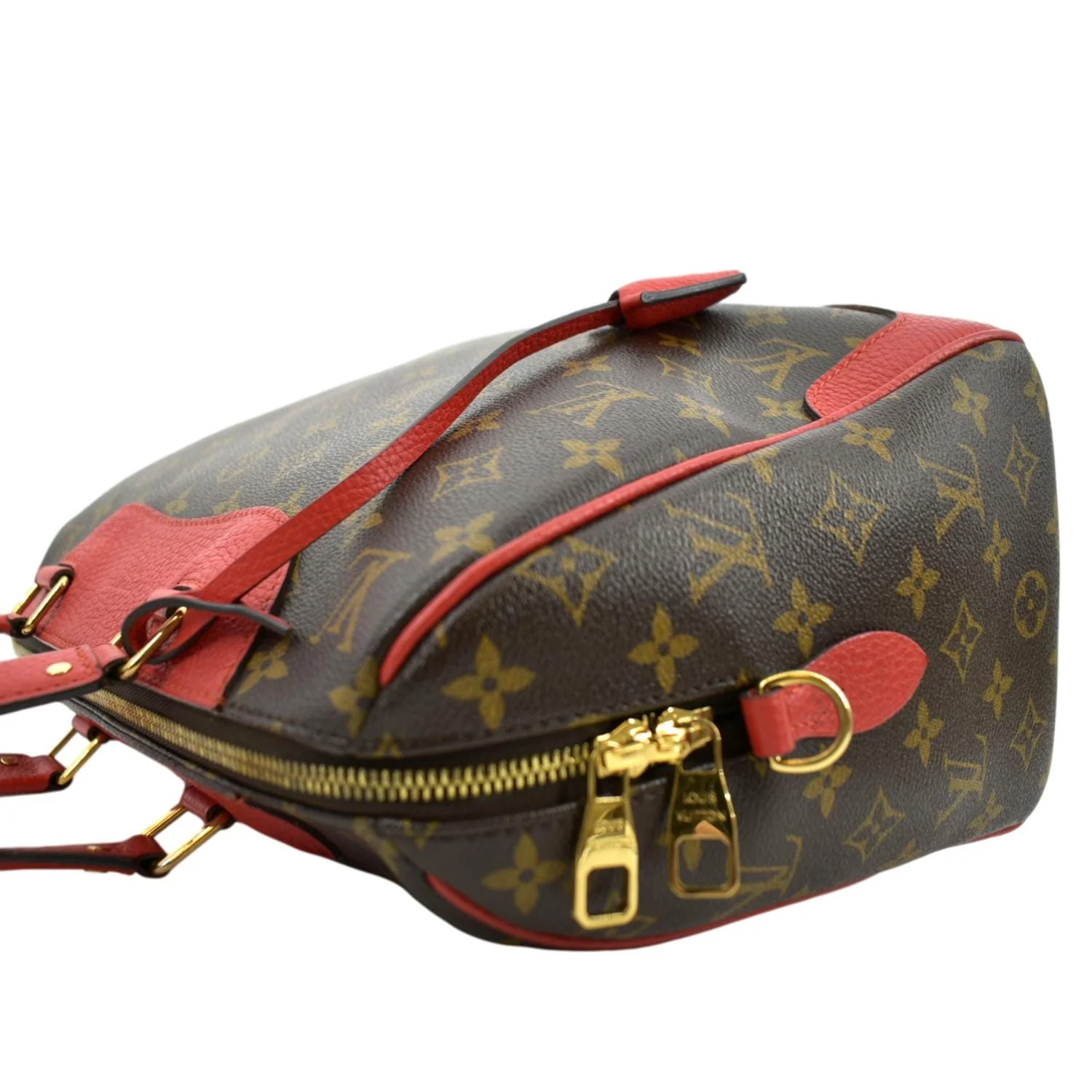 LOUIS VUITTON Retiro NM Monogram Canvas 2Way Shoulder Bag Red - Image 6