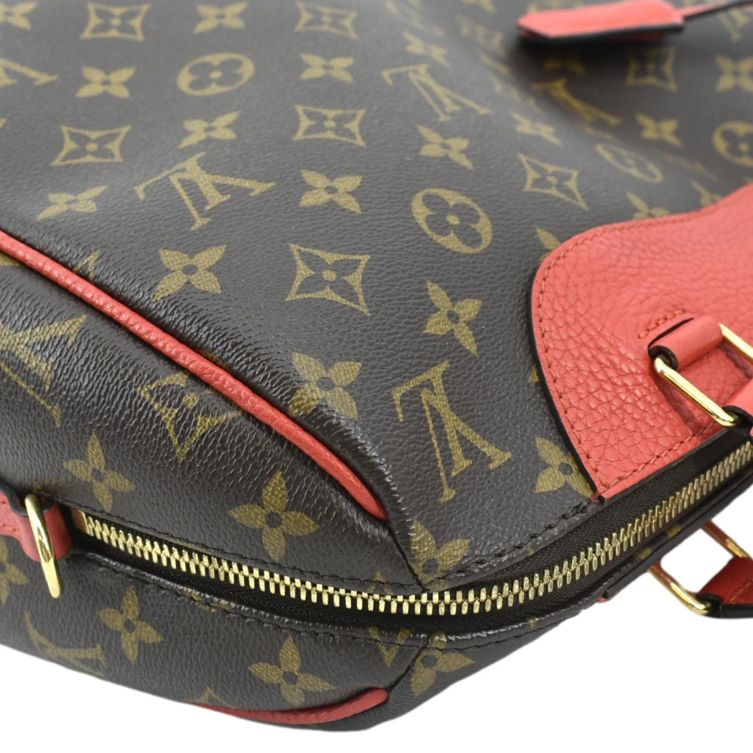 LOUIS VUITTON Retiro NM Monogram Canvas 2Way Shoulder Bag Red - Image 5