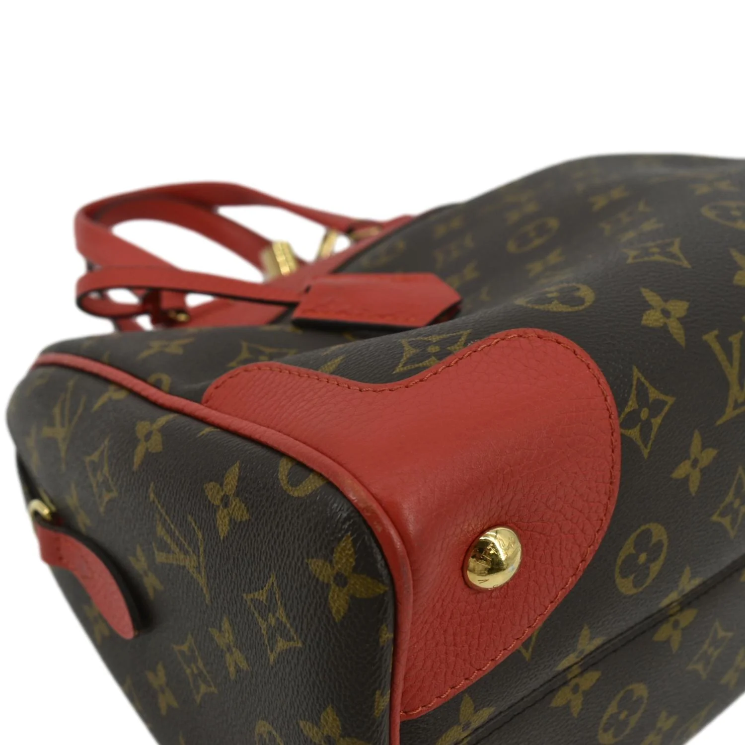 LOUIS VUITTON Retiro NM Monogram Canvas 2Way Shoulder Bag Red - Image 7