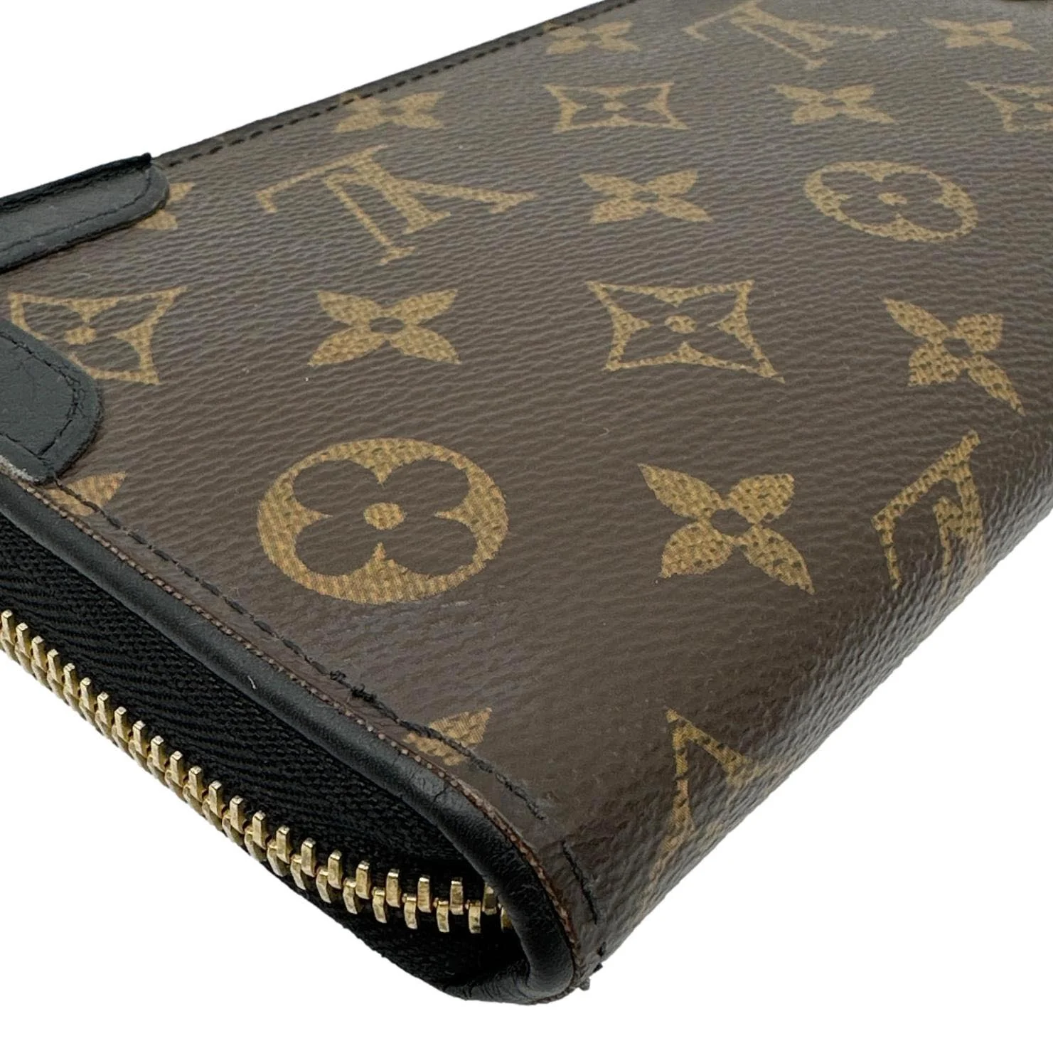 LOUIS VUITTON Retiro Monogram Canvas Zippy Wallet Black - Image 6